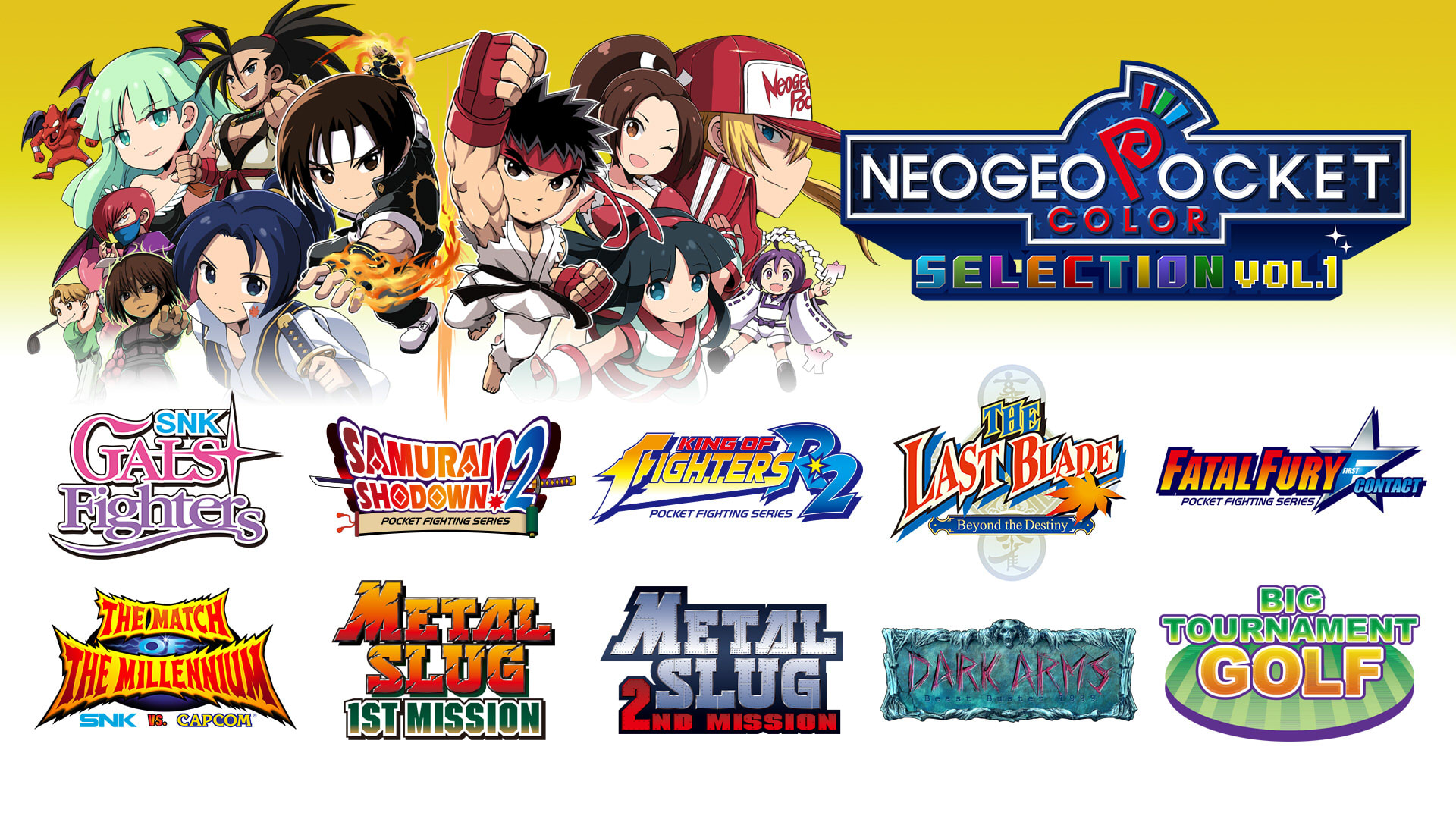 美しい SELECTION COLOR POCKET NEOGEO Vol.1 Switch Nintendo for ニンテンドー3DS/2DS