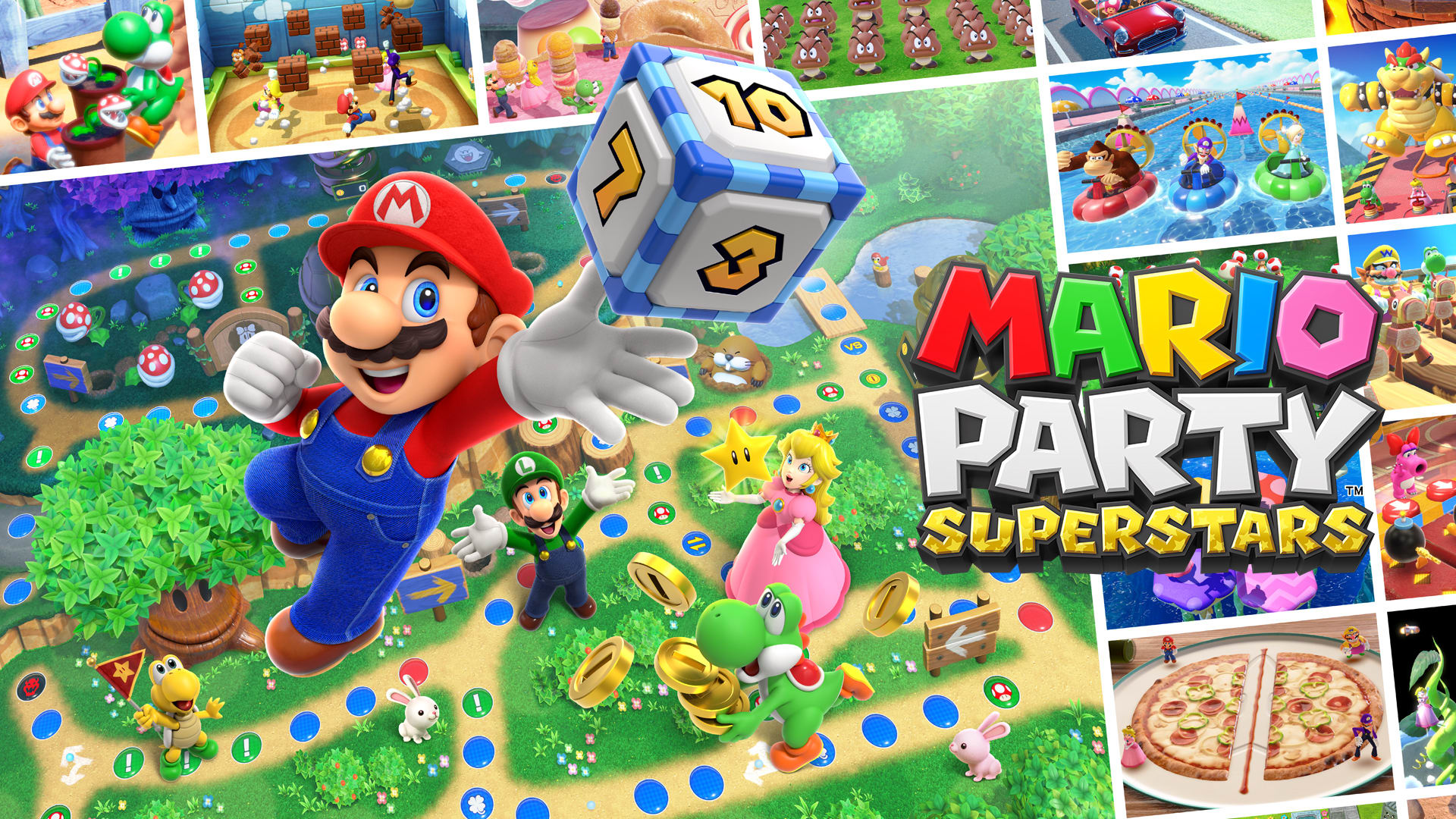 Mario Party Superstars and sale luigi mansion for Nintendo Switch