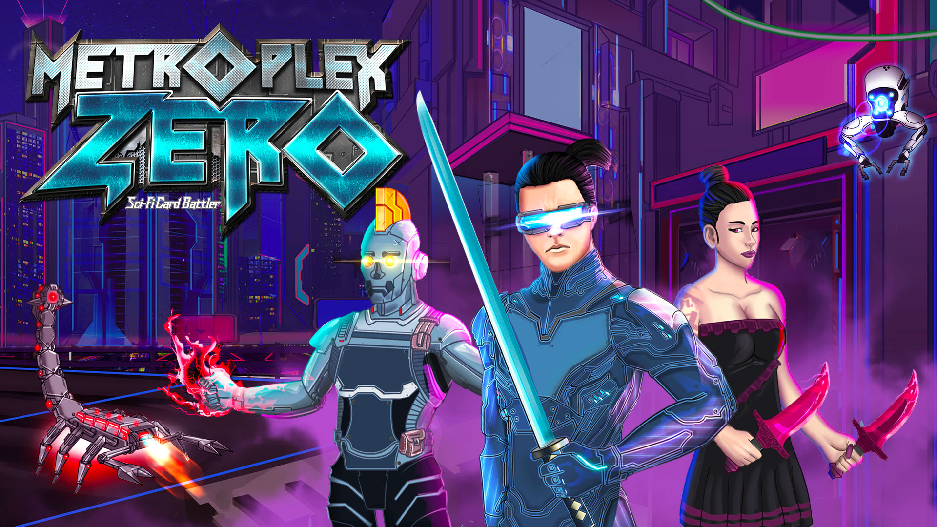 Metroplex Zero Sci-Fi Card Battler for Nintendo Switch