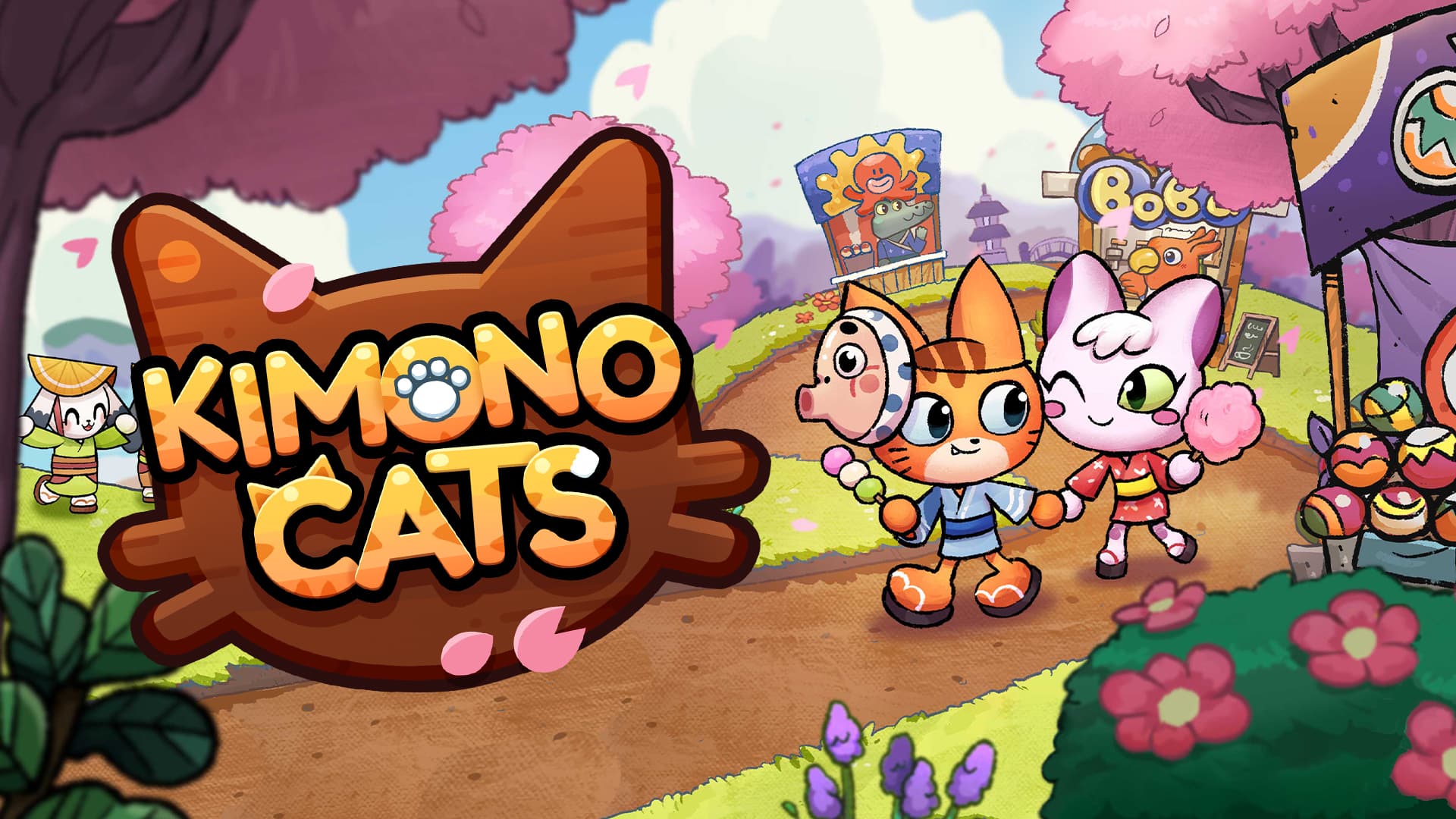 任天堂 - ＊ねこまる＊ Kimono Cats for Nintendo Switch - Nintendo Official Site