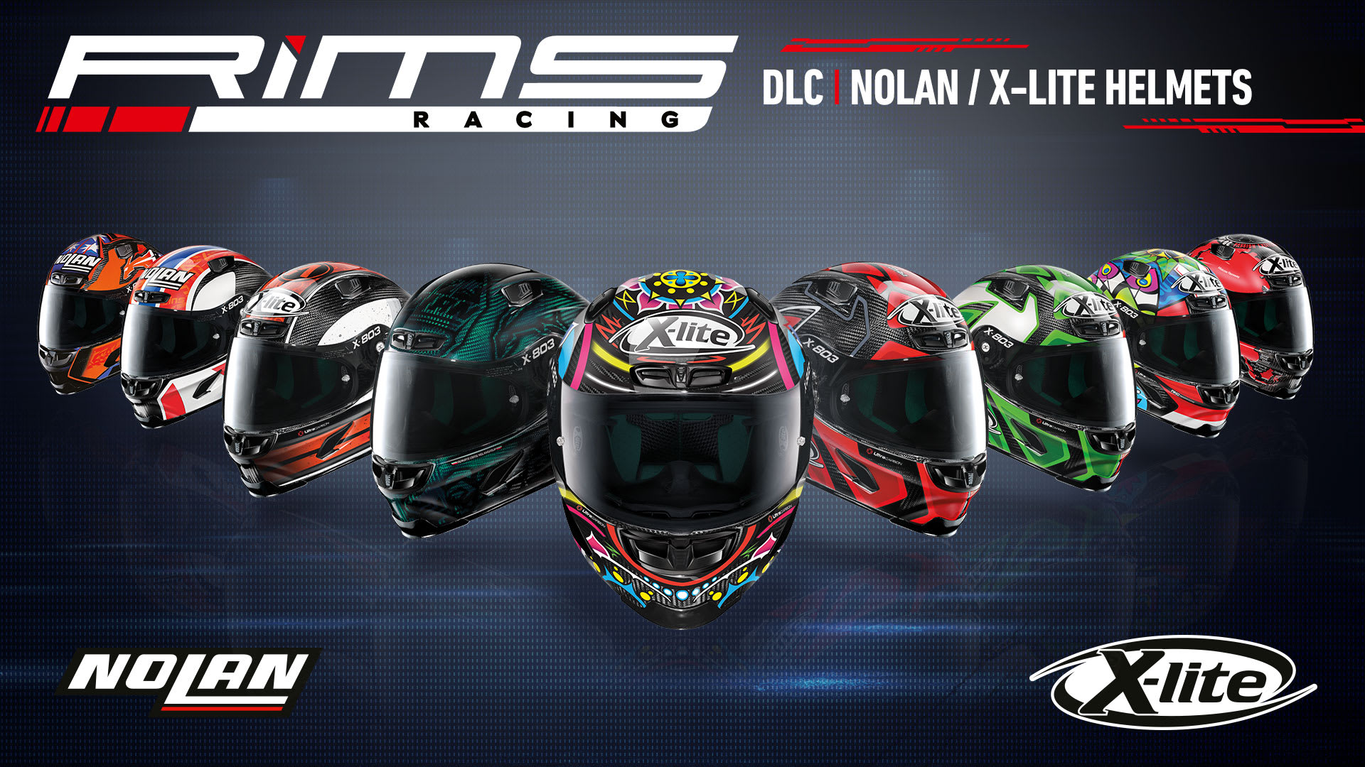 RiMS Racing: Nolan X-LITE Helmets for Nintendo Switch - Nintendo 