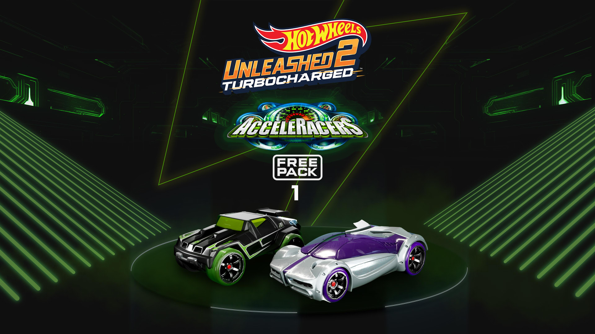 HOT WHEELS UNLEASHED™ 2 - AcceleRacers Free Pack 1 for