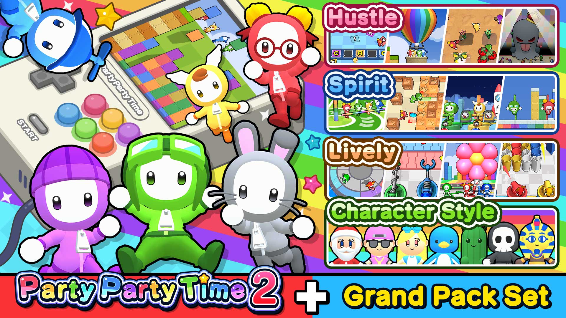 Party Party Time 2 + Grand Pack Set for Nintendo Switch - Nintendo 