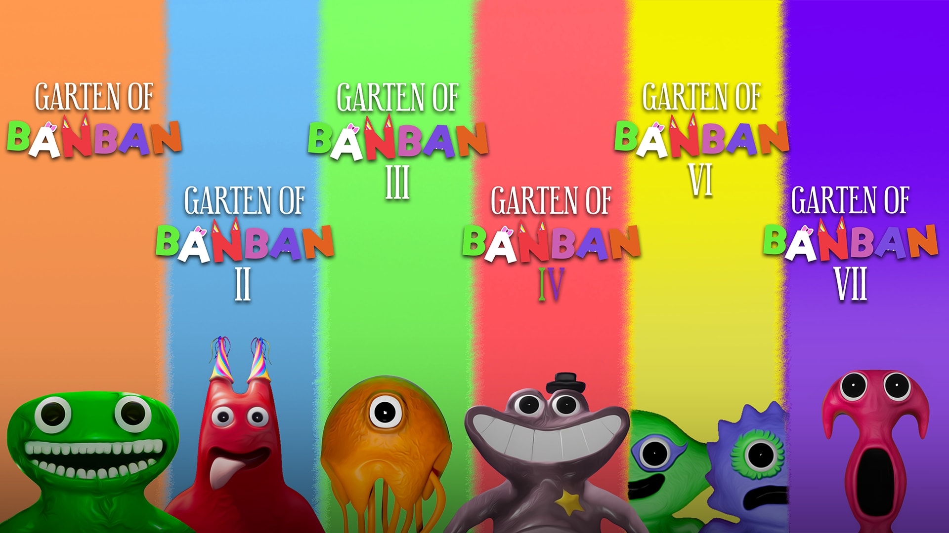 Garten of Banban 1 + 2 + 3 + 4 + 6 + 7 for Nintendo Switch