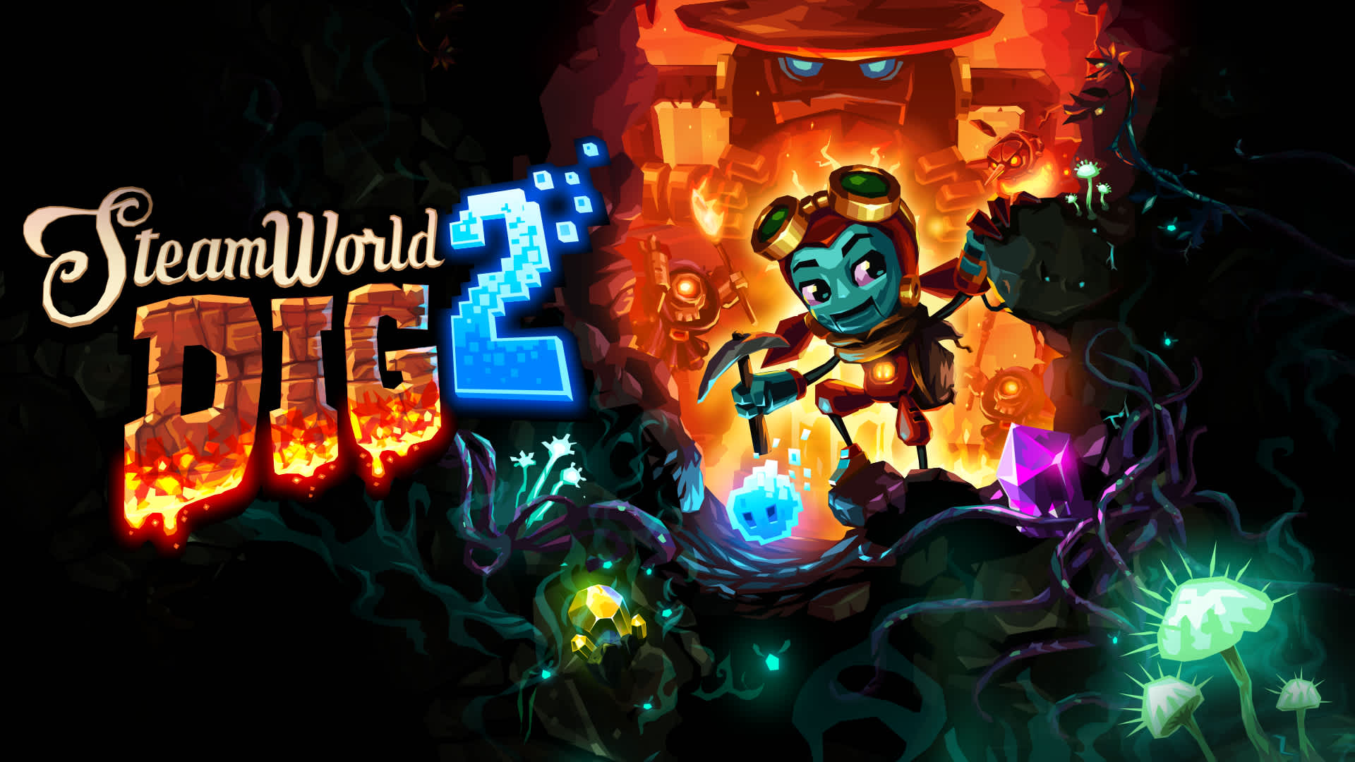 Artwork for SteamWorld Dig 2