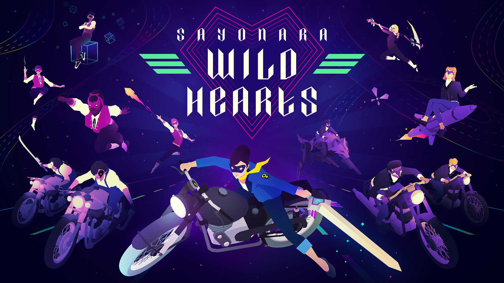 Arte de Sayonara Wild Hearts