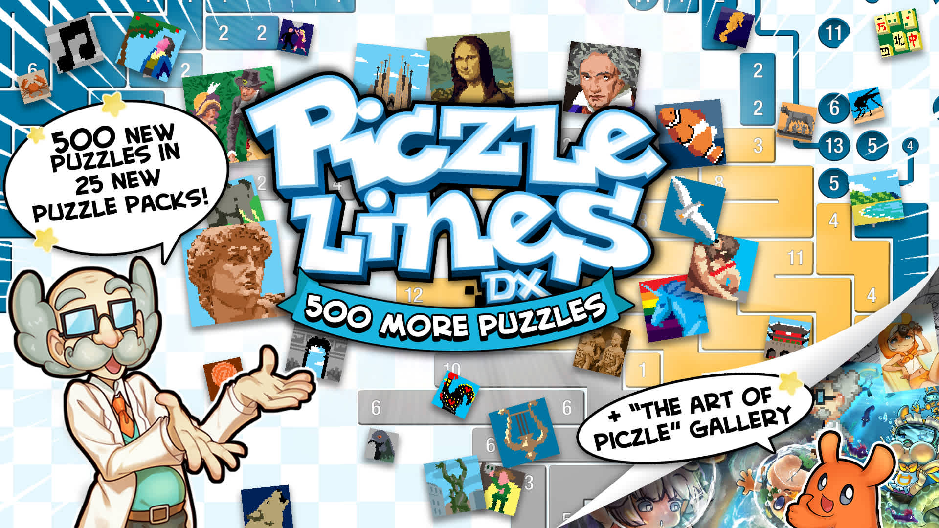 Piczle Lines DX 500 More Puzzles! for Nintendo Switch - Nintendo