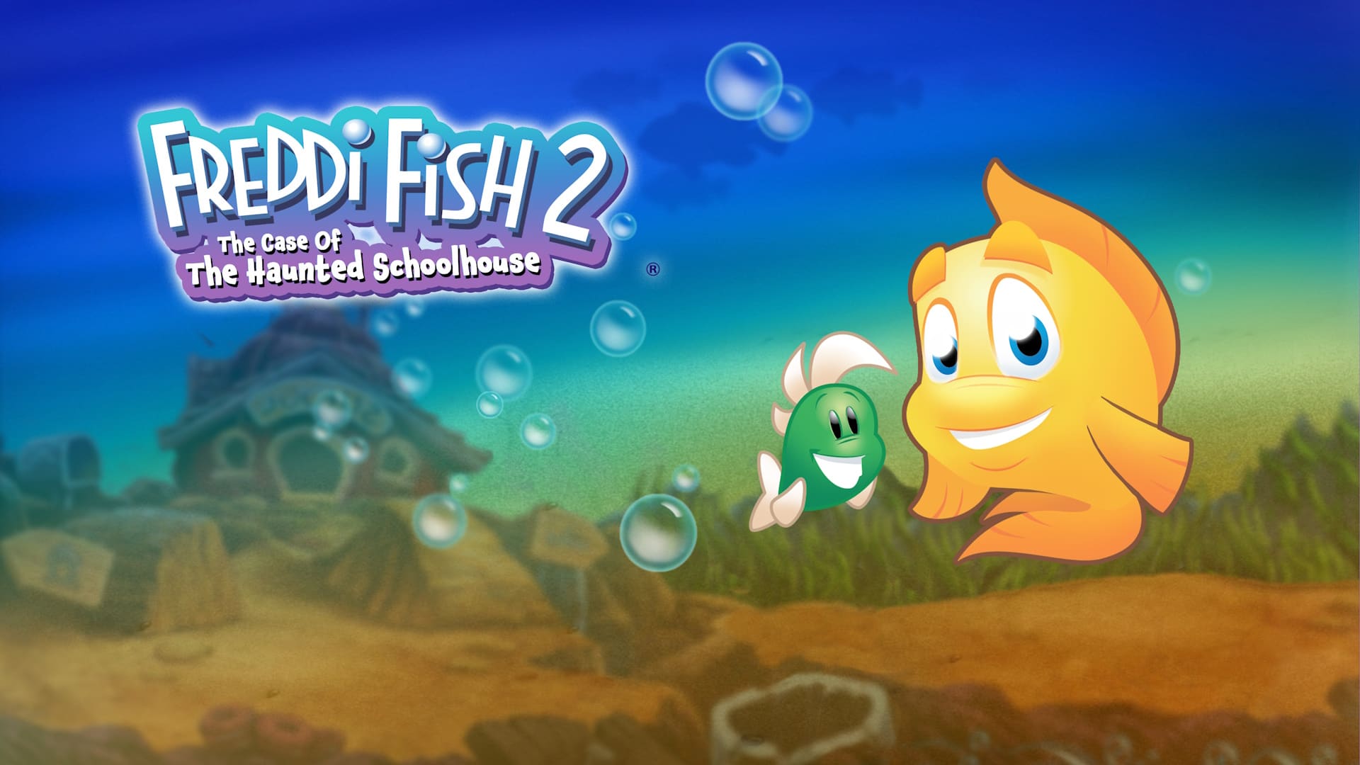 フレディフィッシュ2　学校のオバケ退治事件！　FREDDI FISH　PCゲーム Freddi Fish 2: The Case of the Haunted Schoolhouse - App on Amazon