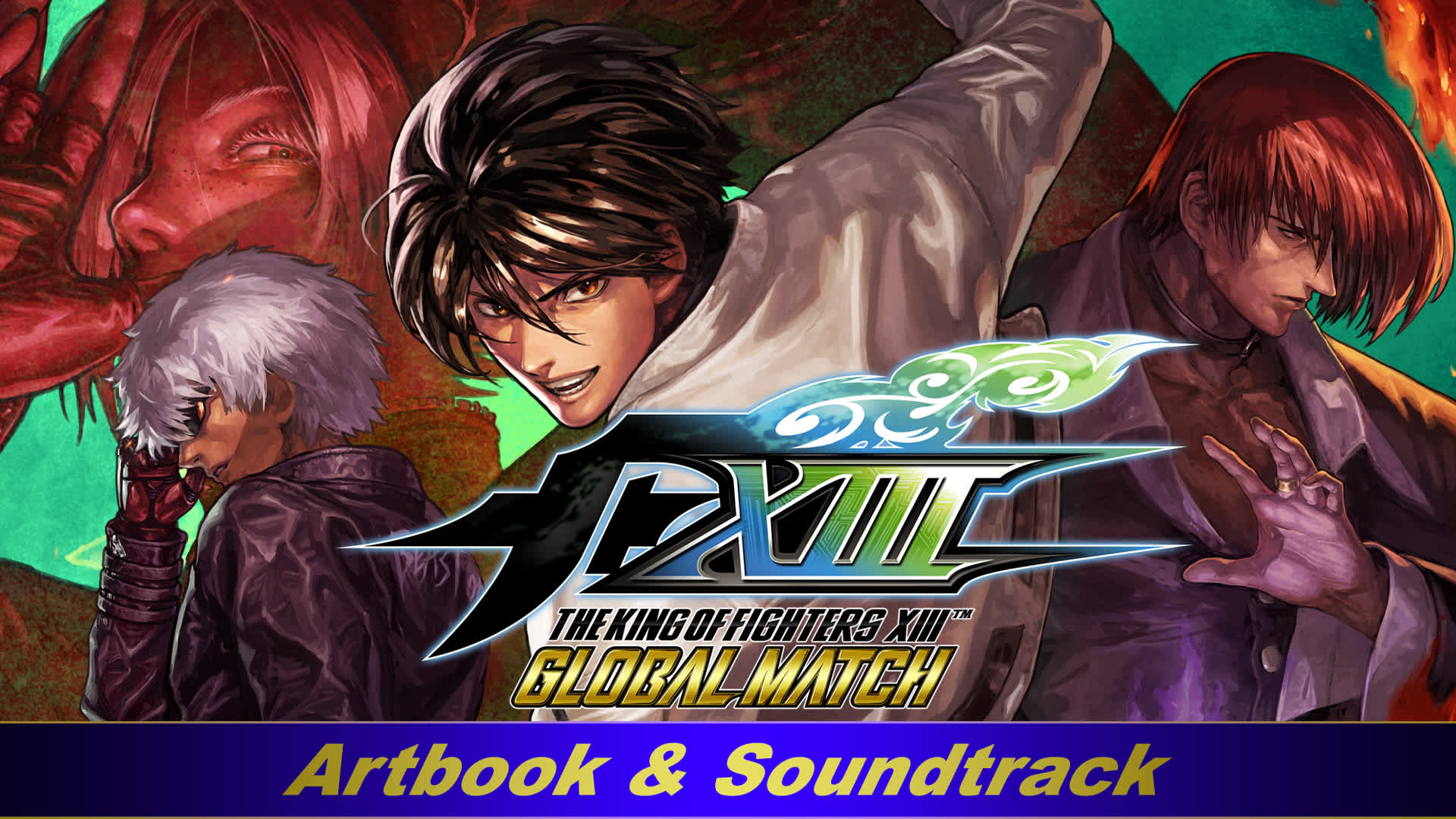 THE KING OF FIGHTERS XIII GLOBAL MATCH Artbook & Soundtrack for