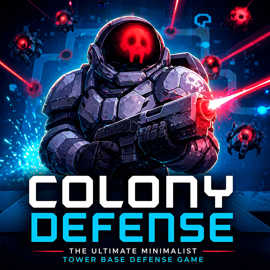 Colony Defense - The Ultimate Minimalist Tower Base Defense Game