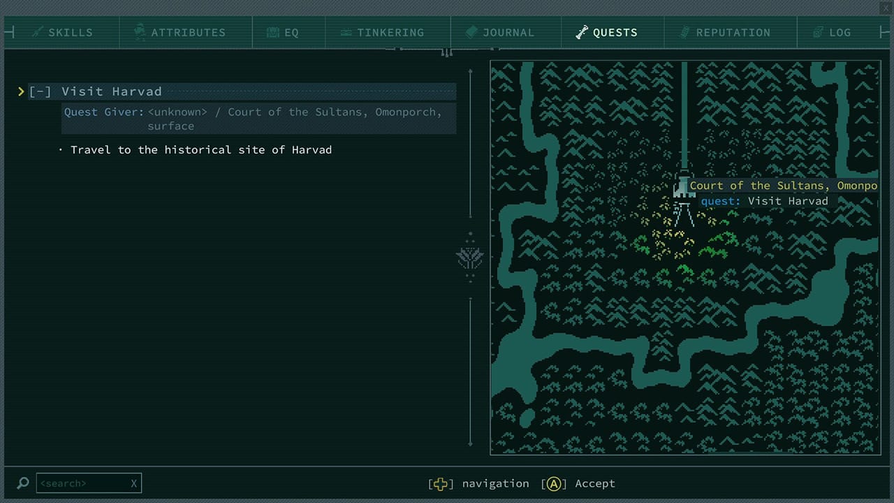Caves of Qud - zrzut ekranu 2