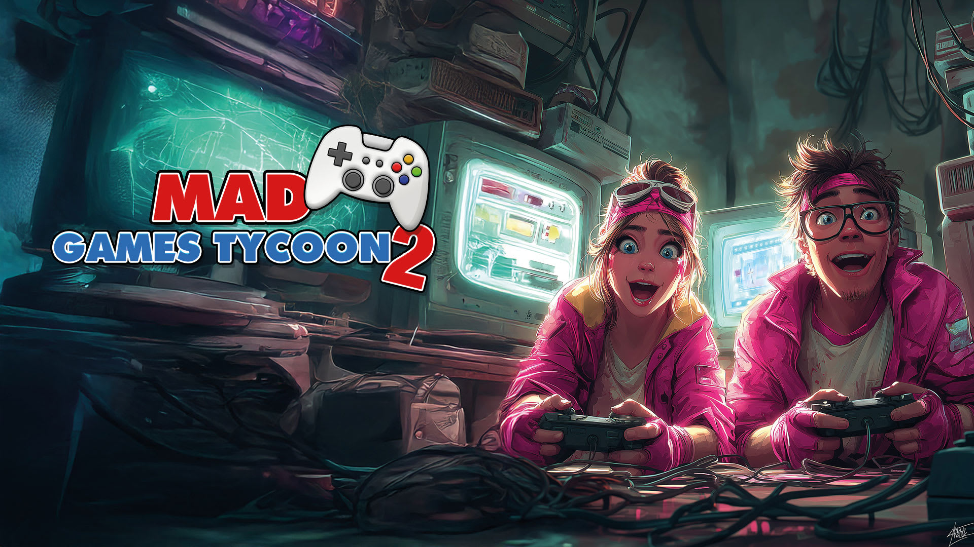 Arte de Mad Games Tycoon 2