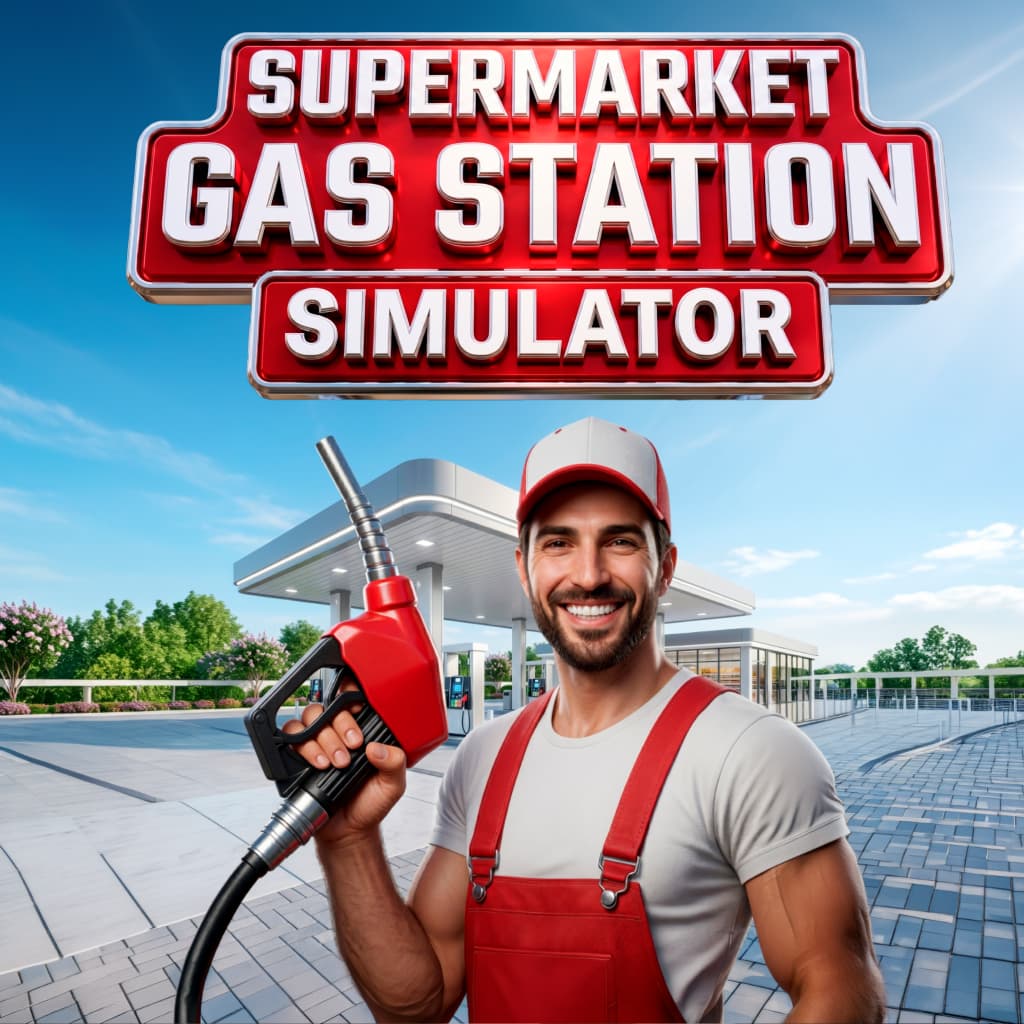 Okładka gry Supermarket Gas Station Simulator na Nintendo Switch