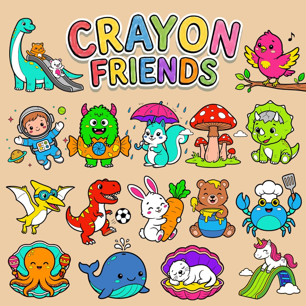 Copertina di CRAYON FRIENDS