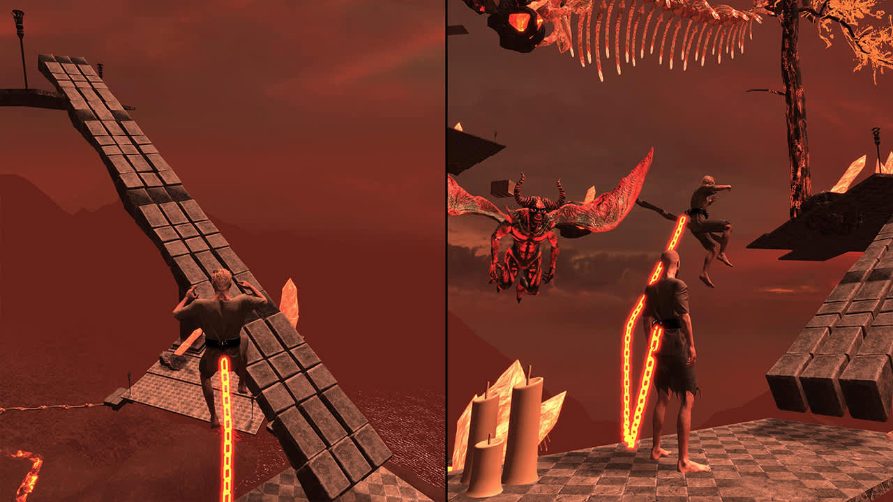 Chained Up Together: Co-Op Duo - zrzut ekranu 1