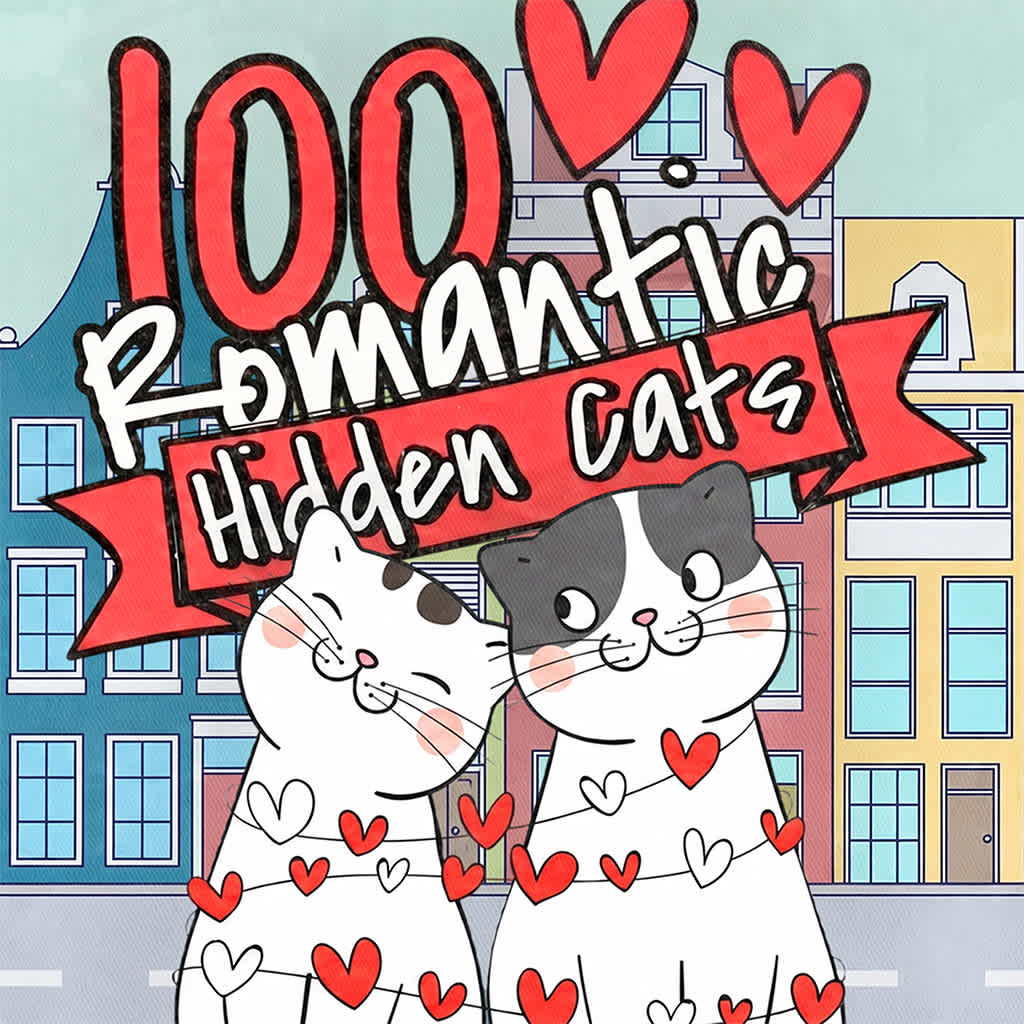 Okładka gry 100 Romantic Hidden Cat na Nintendo Switch