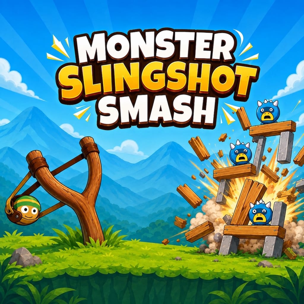 Okładka gry Monster Slingshot Smash na Nintendo Switch