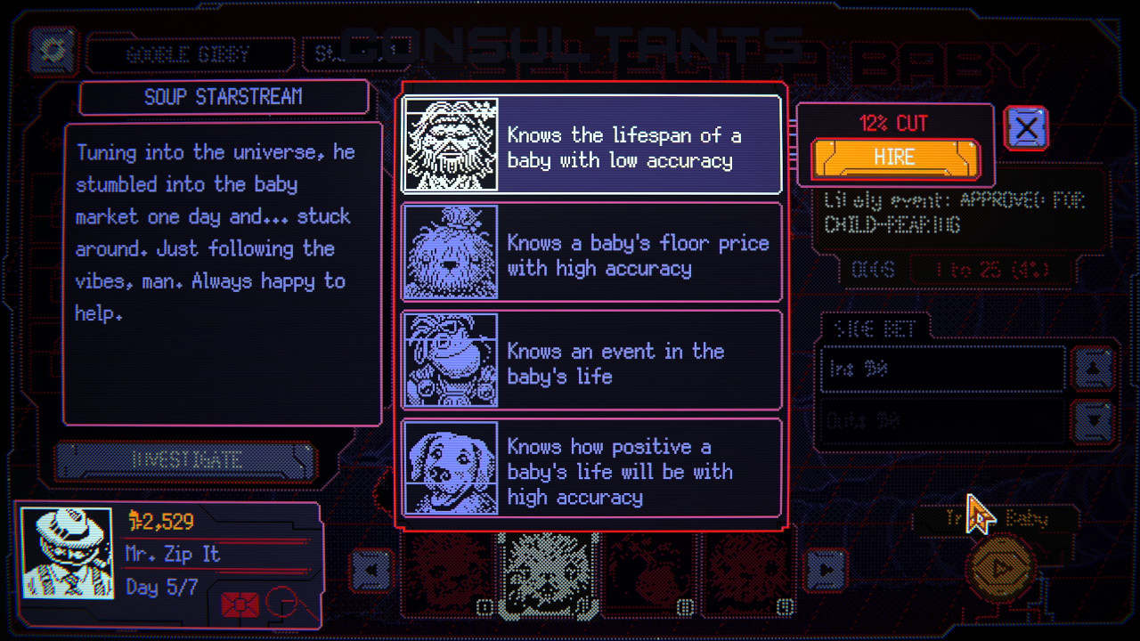 Space Warlord Baby Trading Simulator - zrzut ekranu 6
