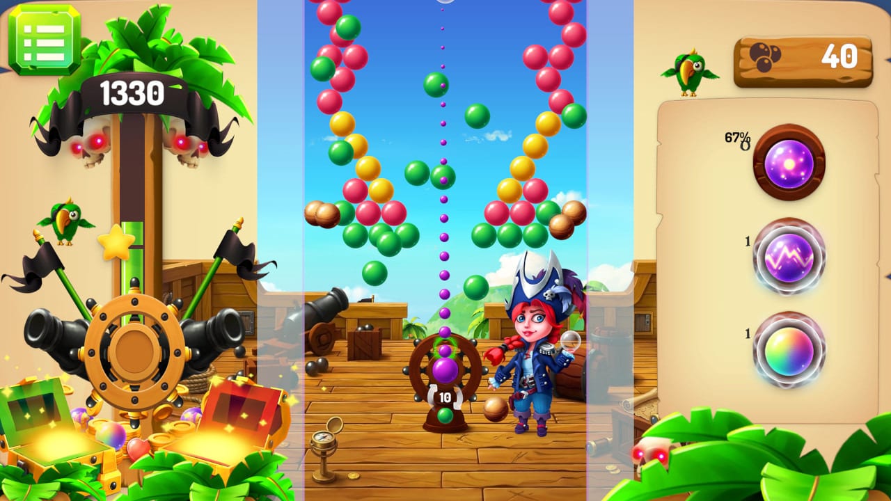 Bubble Shooter Piratery - zrzut ekranu 3