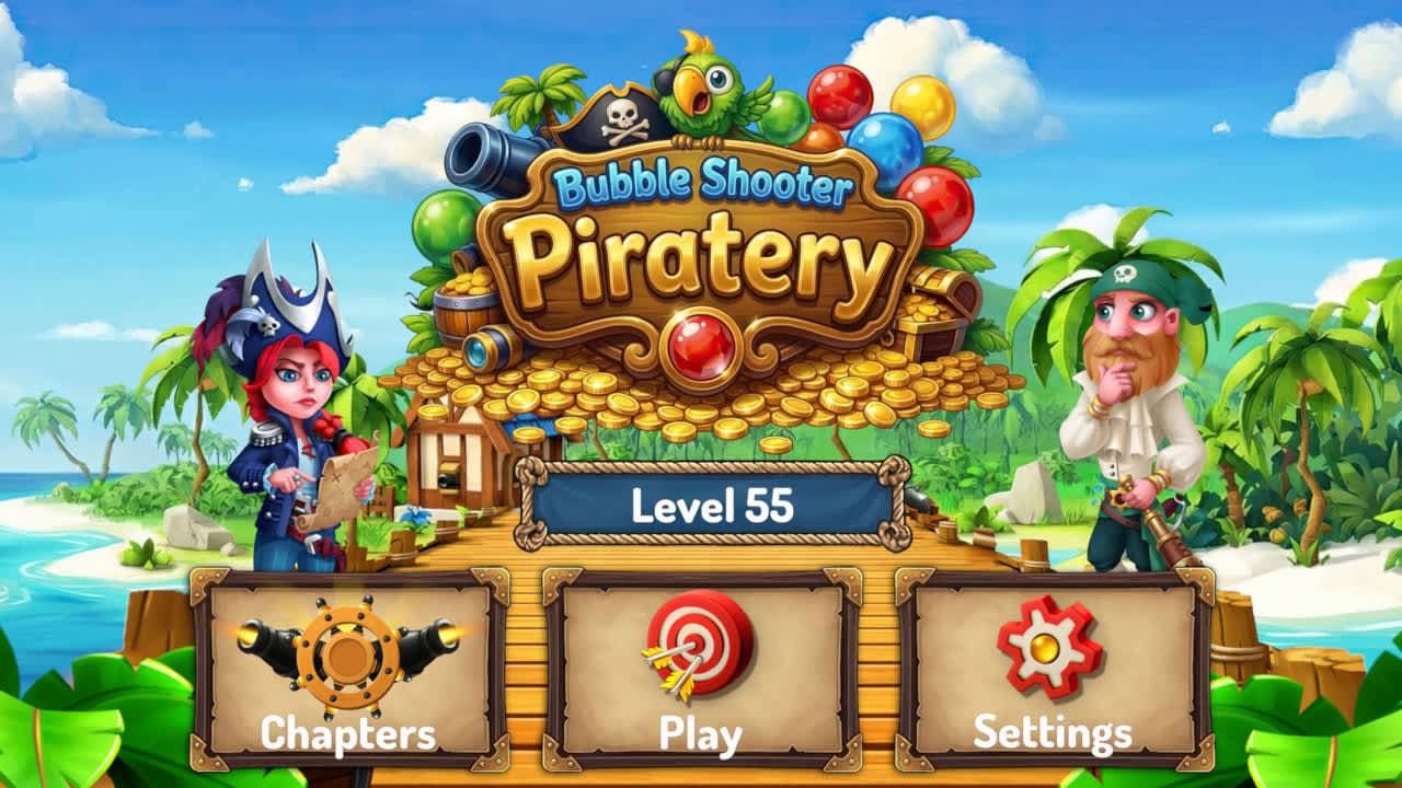 Bubble Shooter Piratery - zrzut ekranu 1