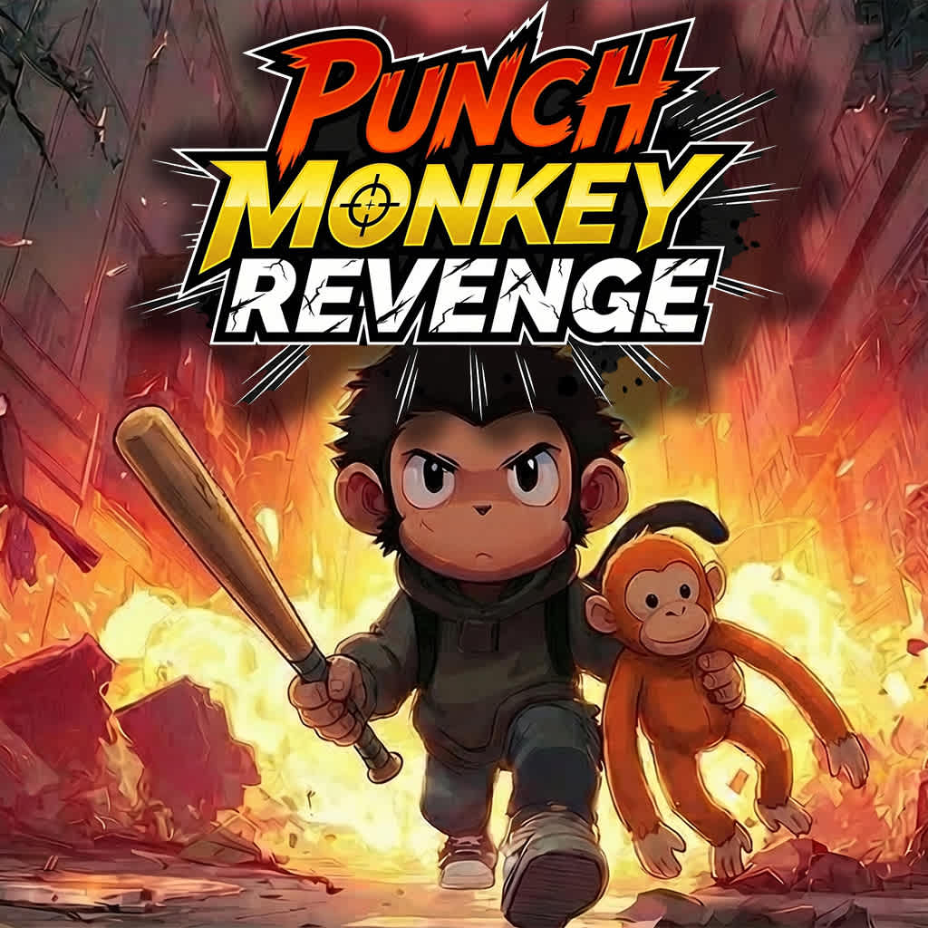 Okładka gry Punch Monkey Revenge na Nintendo Switch