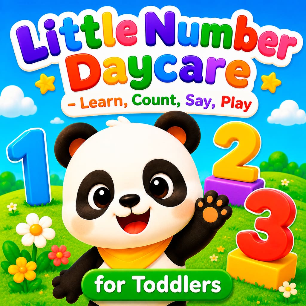 Okładka gry Little Number Daycare - Learn, Count, Say, Play for Toddlers na Nintendo Switch