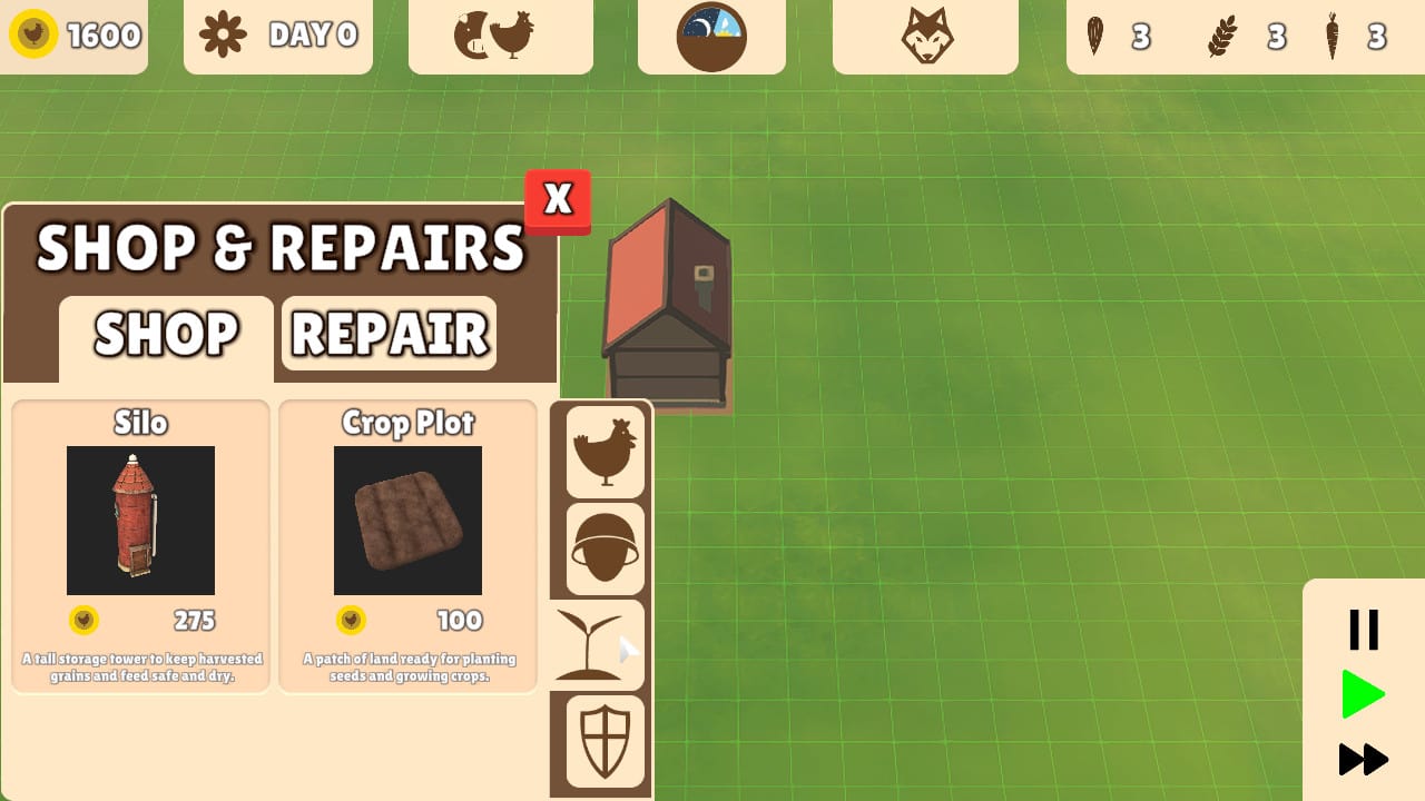 Cozy Farm Defense - zrzut ekranu 1