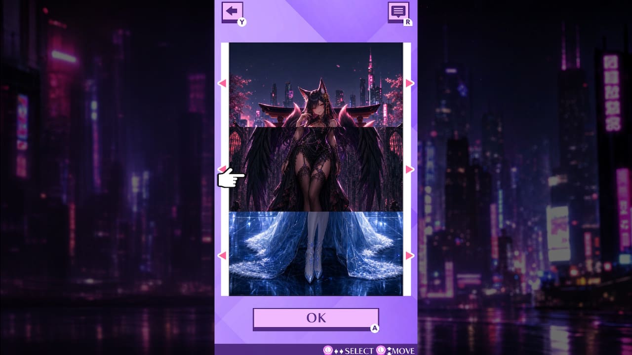 Monster Girl Montage Puzzle - zrzut ekranu 1