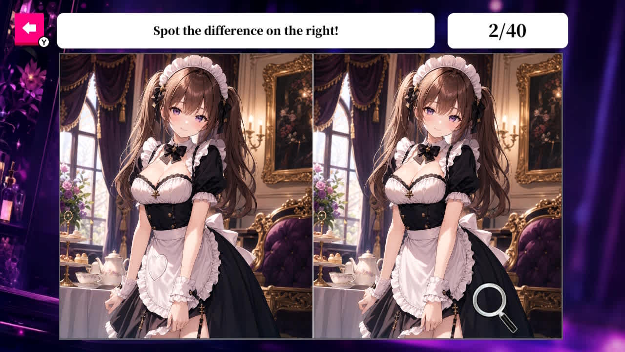 Cosplay Waifus Treats: Spot the Difference - zrzut ekranu 1