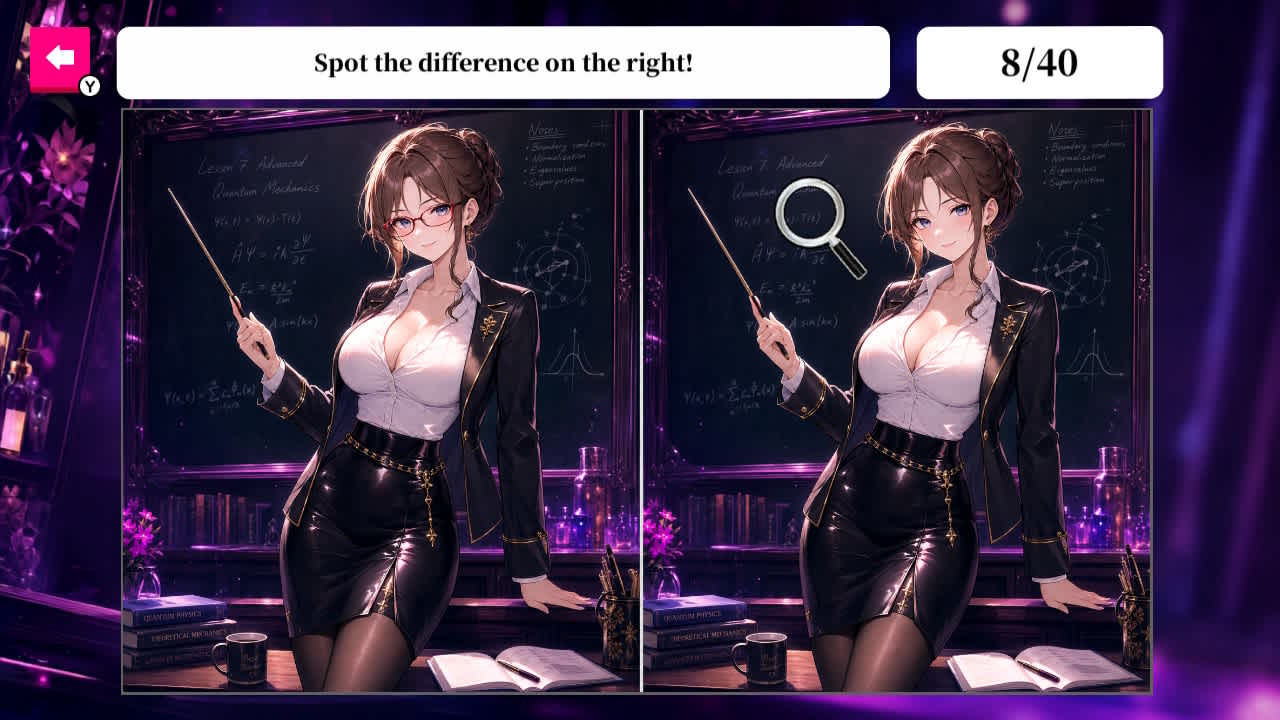 Cosplay Waifus Treats: Spot the Difference - zrzut ekranu 4