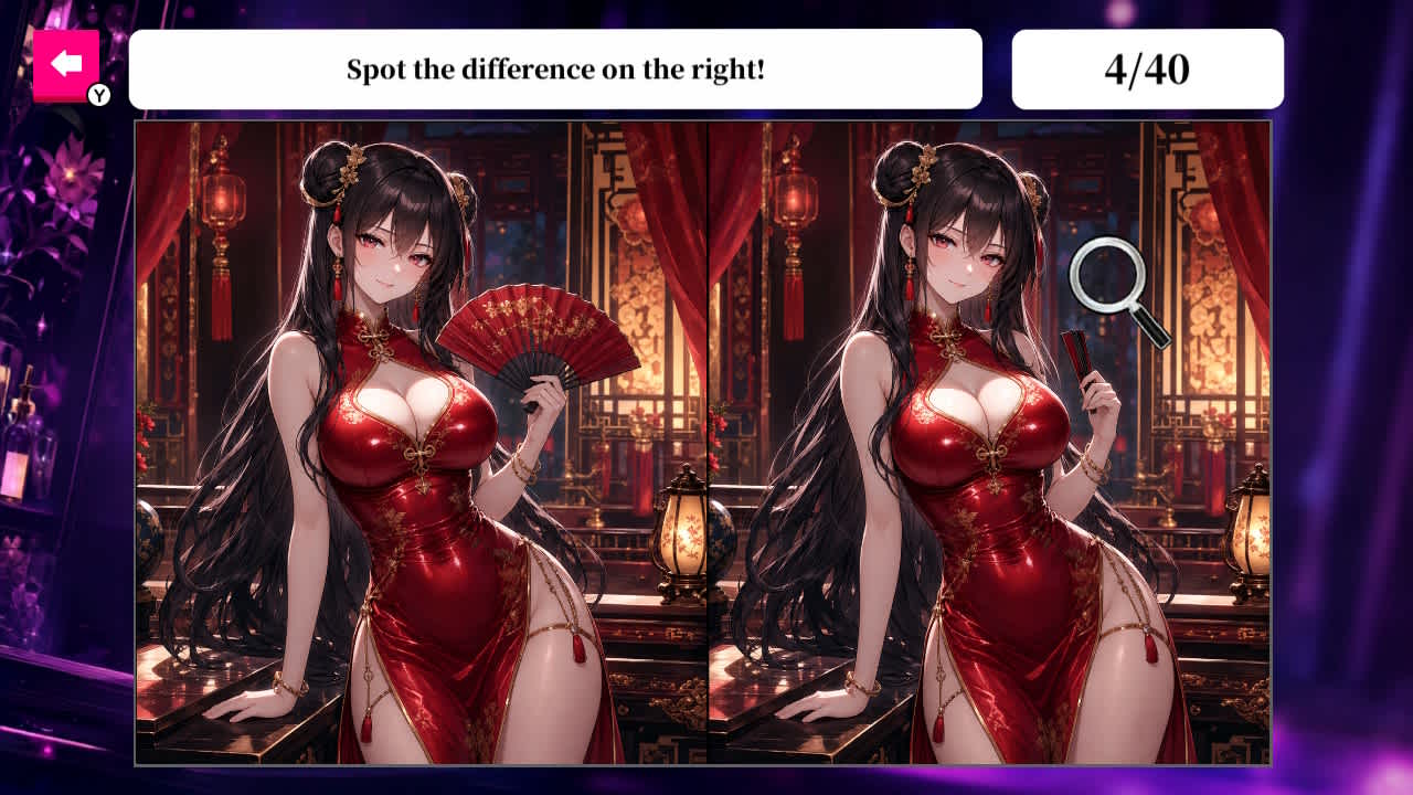 Cosplay Waifus Treats: Spot the Difference - zrzut ekranu 2