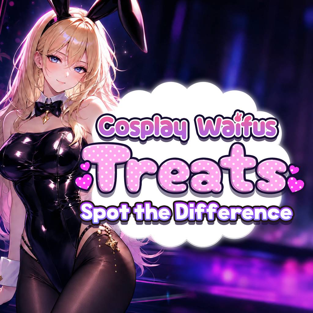 Copertina di Cosplay Waifus Treats: Spot the Difference