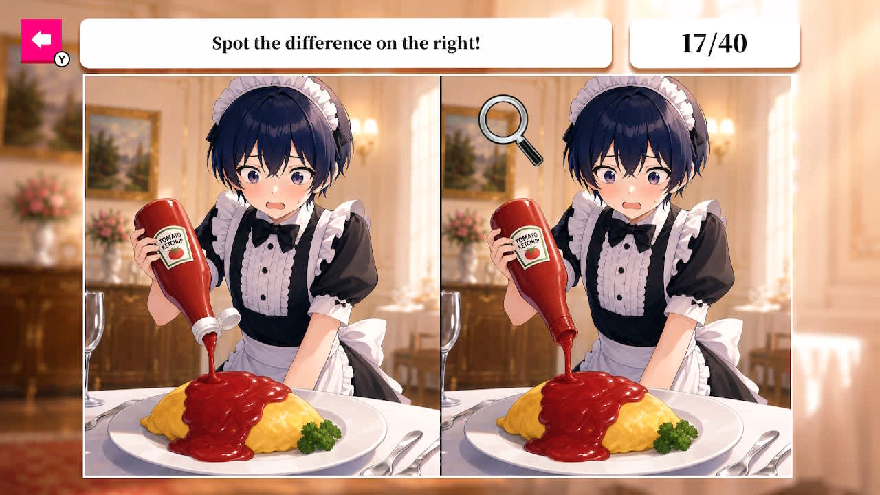Me in a Dress!? Femboy Maid: Spot the Difference - zrzut ekranu 4
