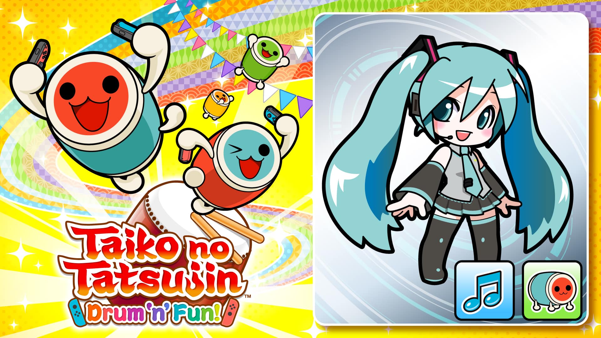 Taiko no Tatsujin: Drum 'n' Fun! VOCALOID™ Music Pack for Nintendo