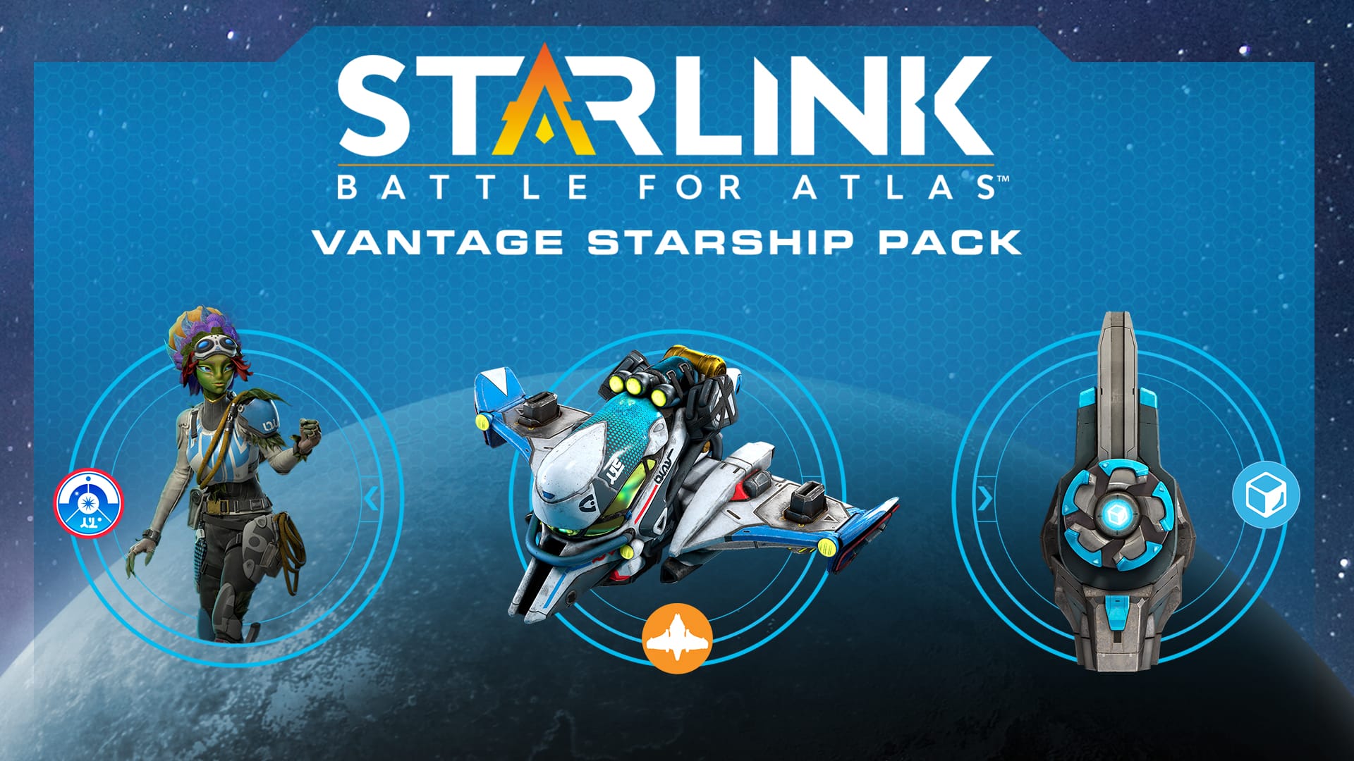 Arte de Pacote da nave Neptune digital de Starlink: Battle for Atlas™