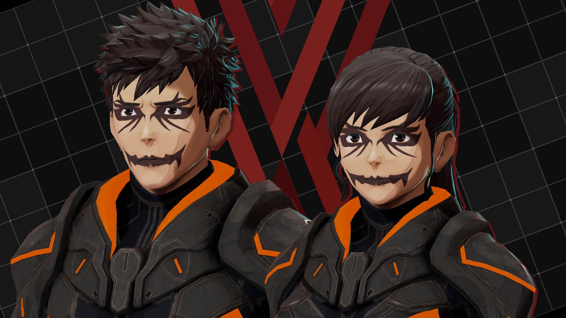 Arte de Parte de edição de Outer  "Devil Makeup" (unissex)
