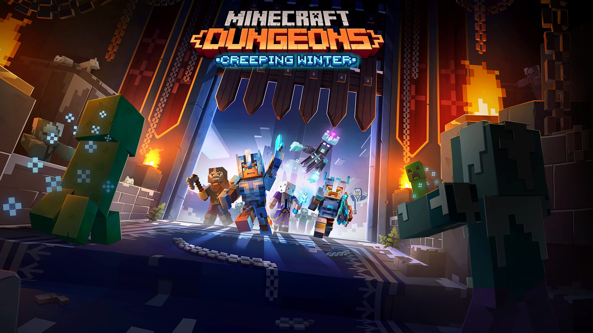 Arte de Minecraft Dungeons: Inverno Arrepiante