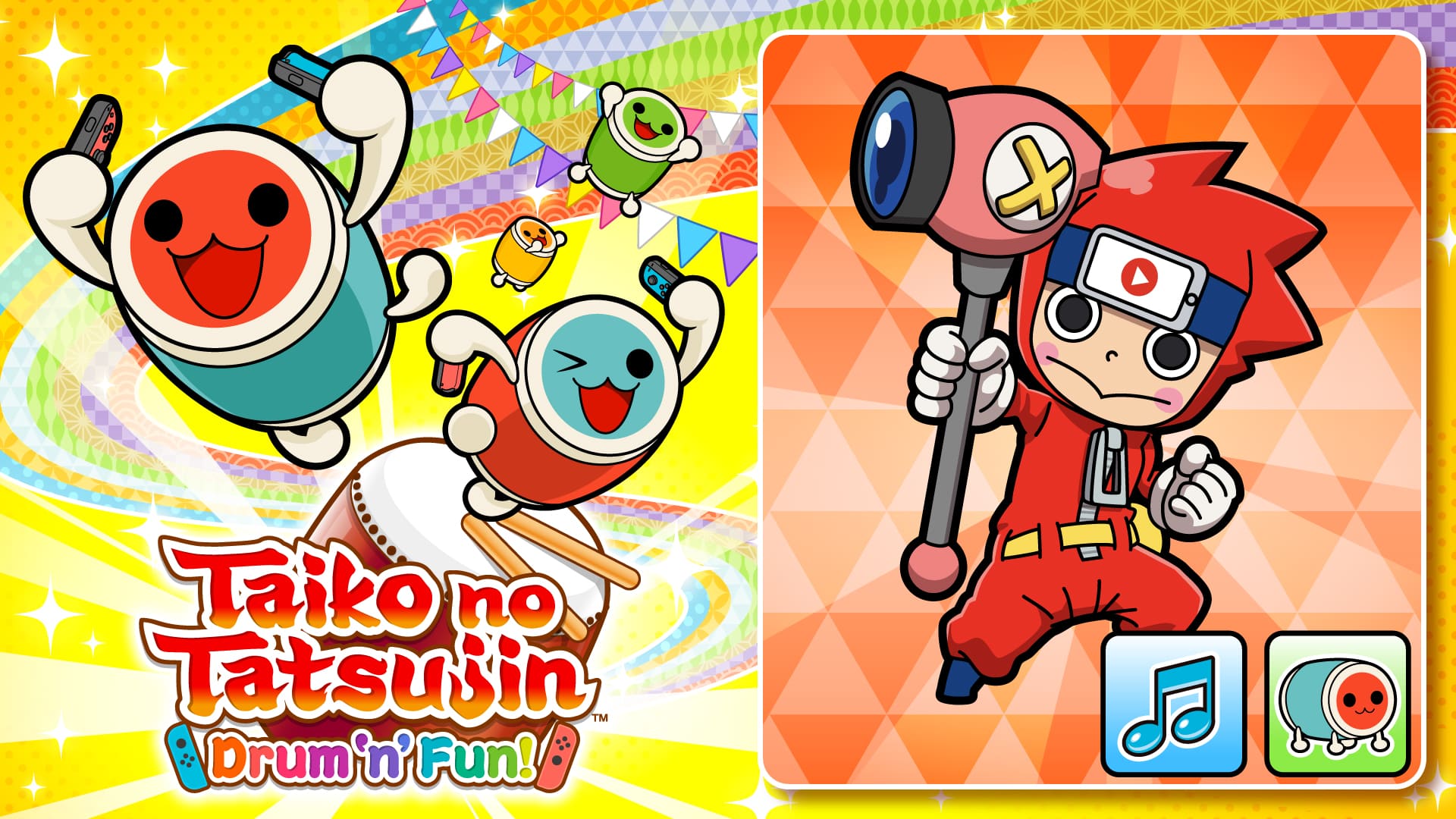 Taiko no Tatsujin: Drum 'n' Fun! NinjaBox Pack for Nintendo Switch