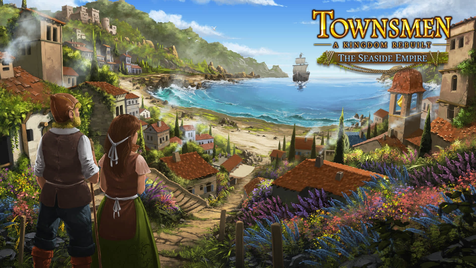 Copertina di Townsmen - A Kingdom Rebuilt: The Seaside Empire