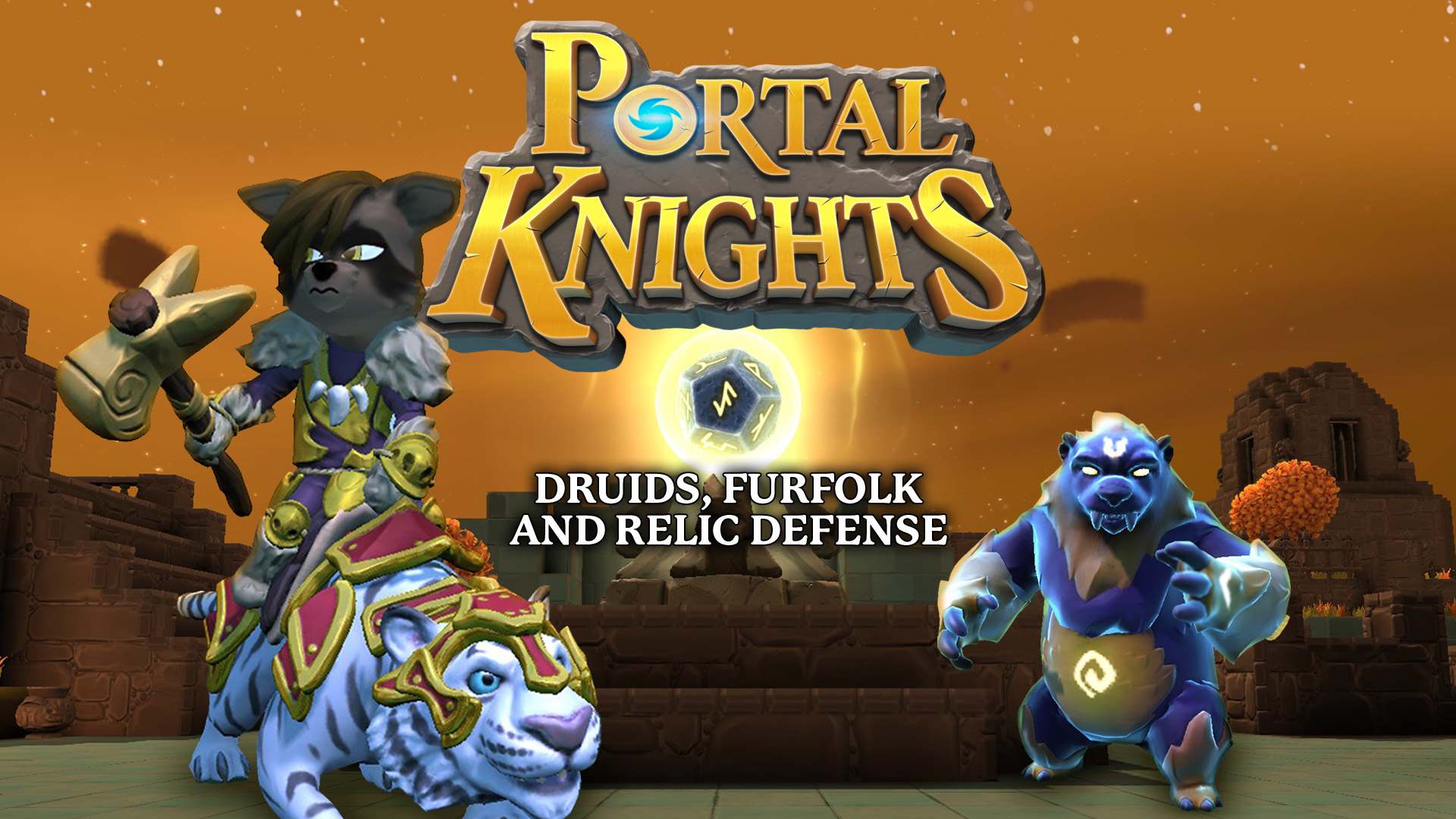 Portal Knights - Druids, Furfolk, and Relic Defense for Nintendo