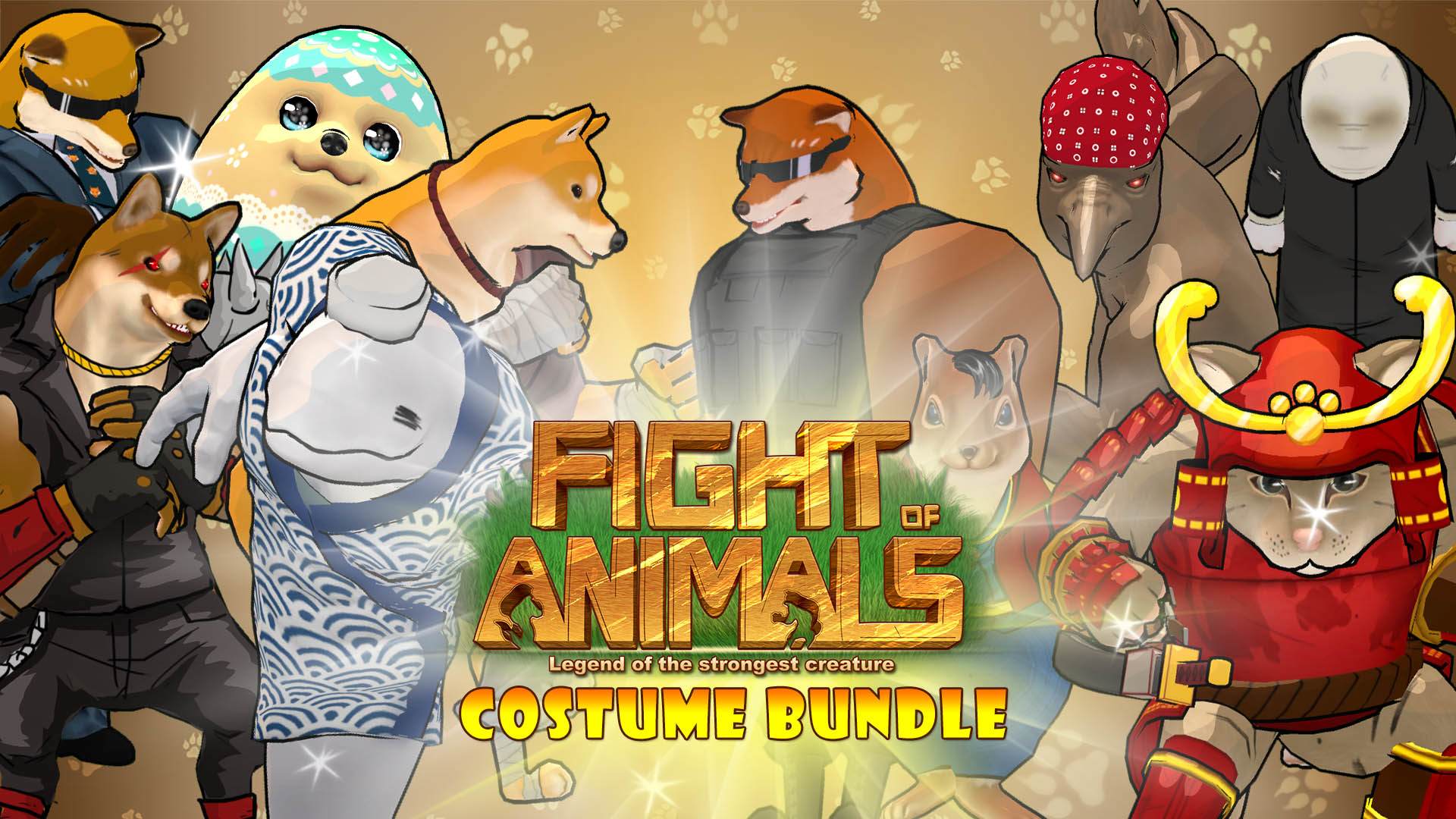 Copertina di FIGHT OF ANIMALS 10 COSTUMES BUNDLE