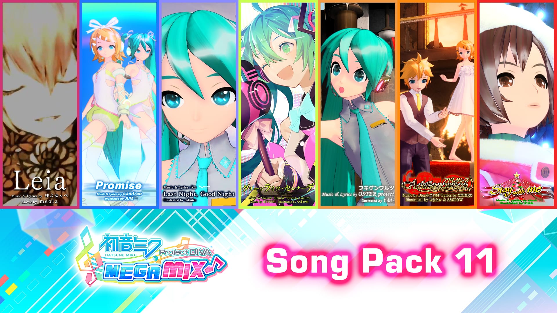 Copertina di Hatsune Miku: Project DIVA Mega Mix Song Pack 11