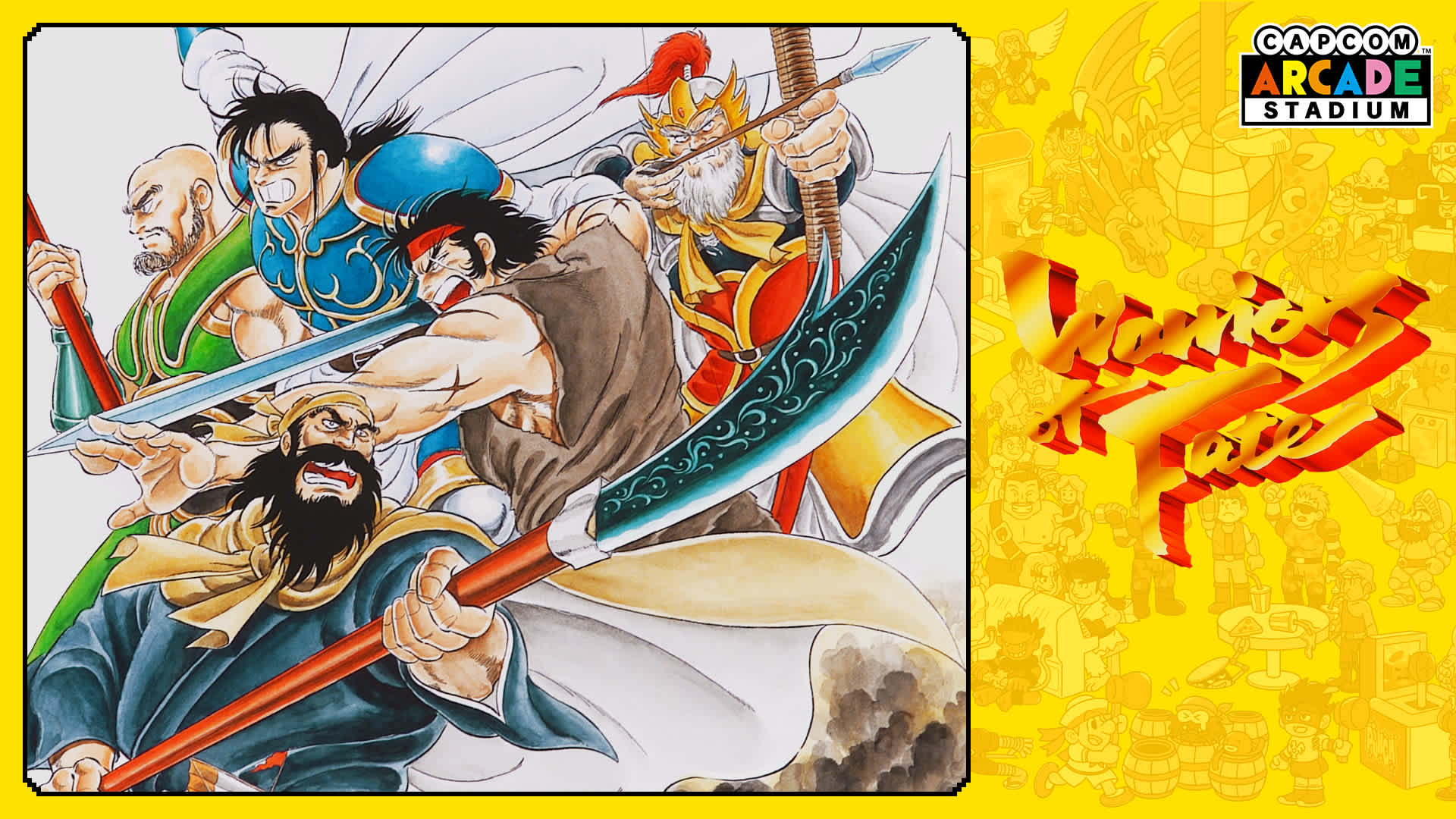 Copertina di Capcom Arcade Stadium：WARRIORS OF FATE