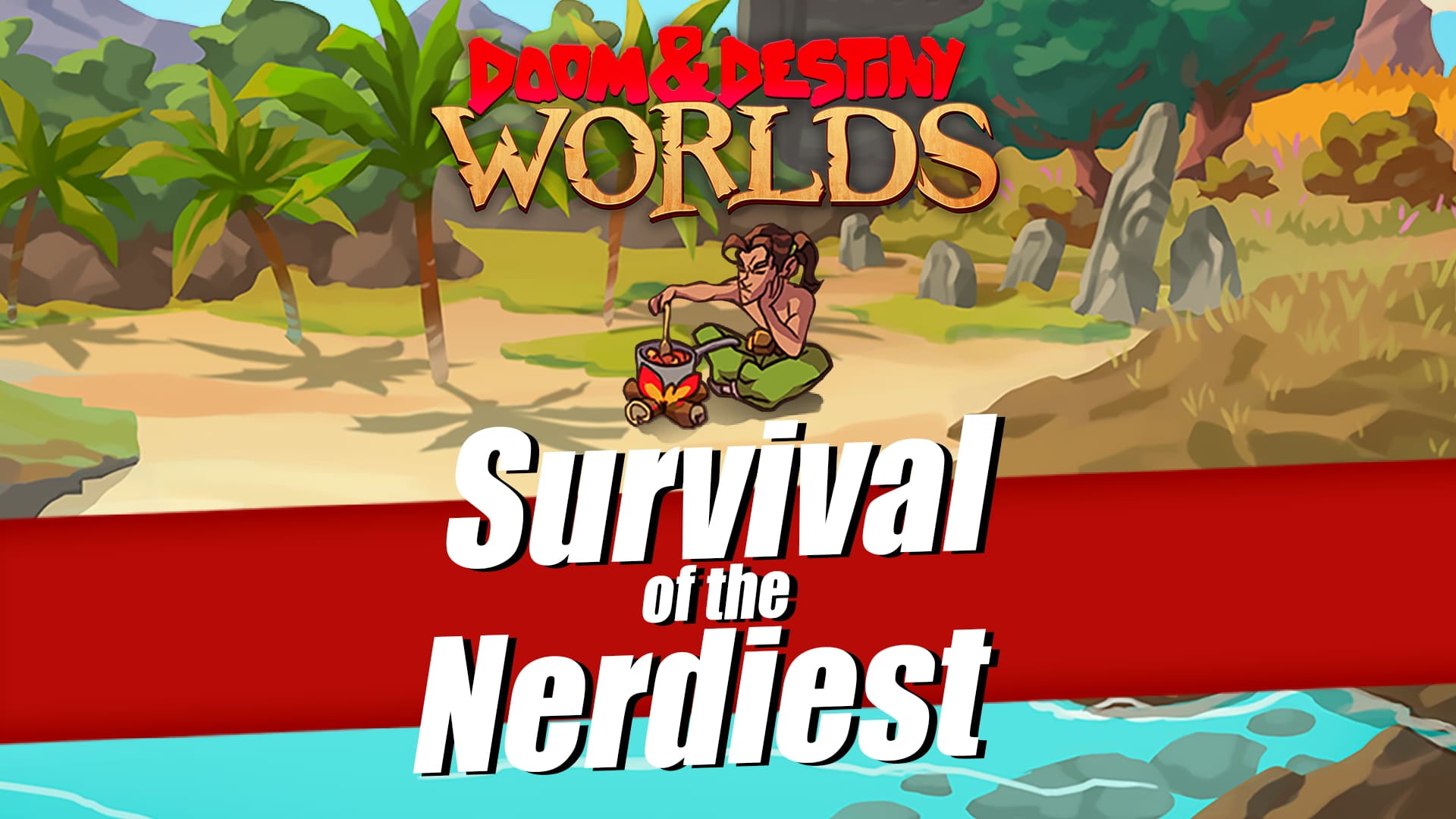 Copertina di Doom & Destiny Worlds - Survival of the Nerdiest