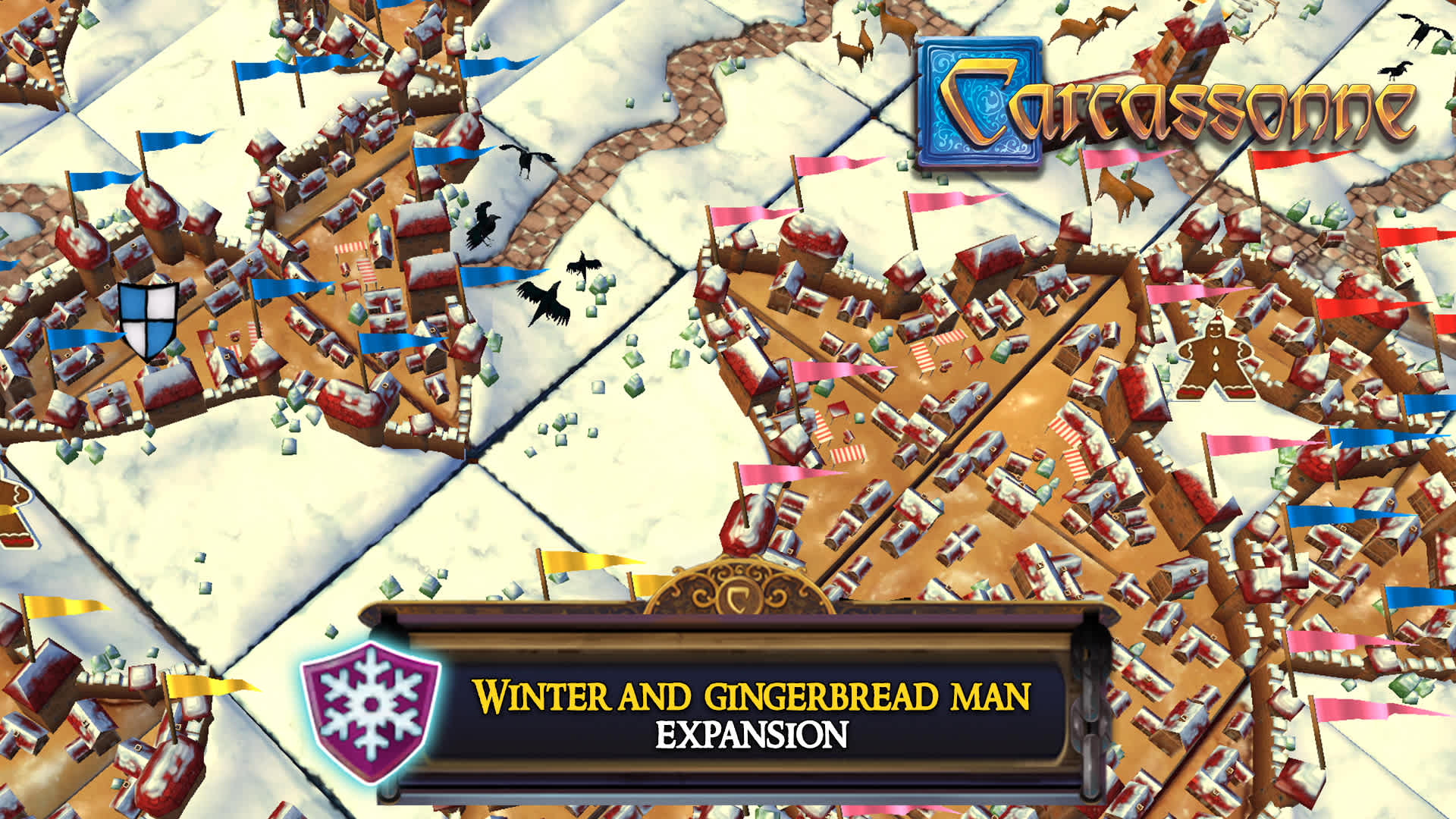 Copertina di Carcassonne - Winter & Gingerbread Man