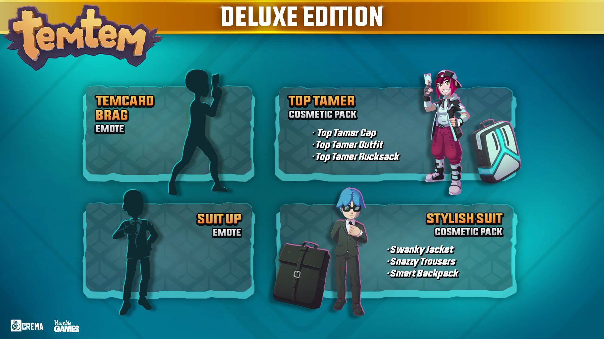 Copertina di Temtem Deluxe Cosmetics