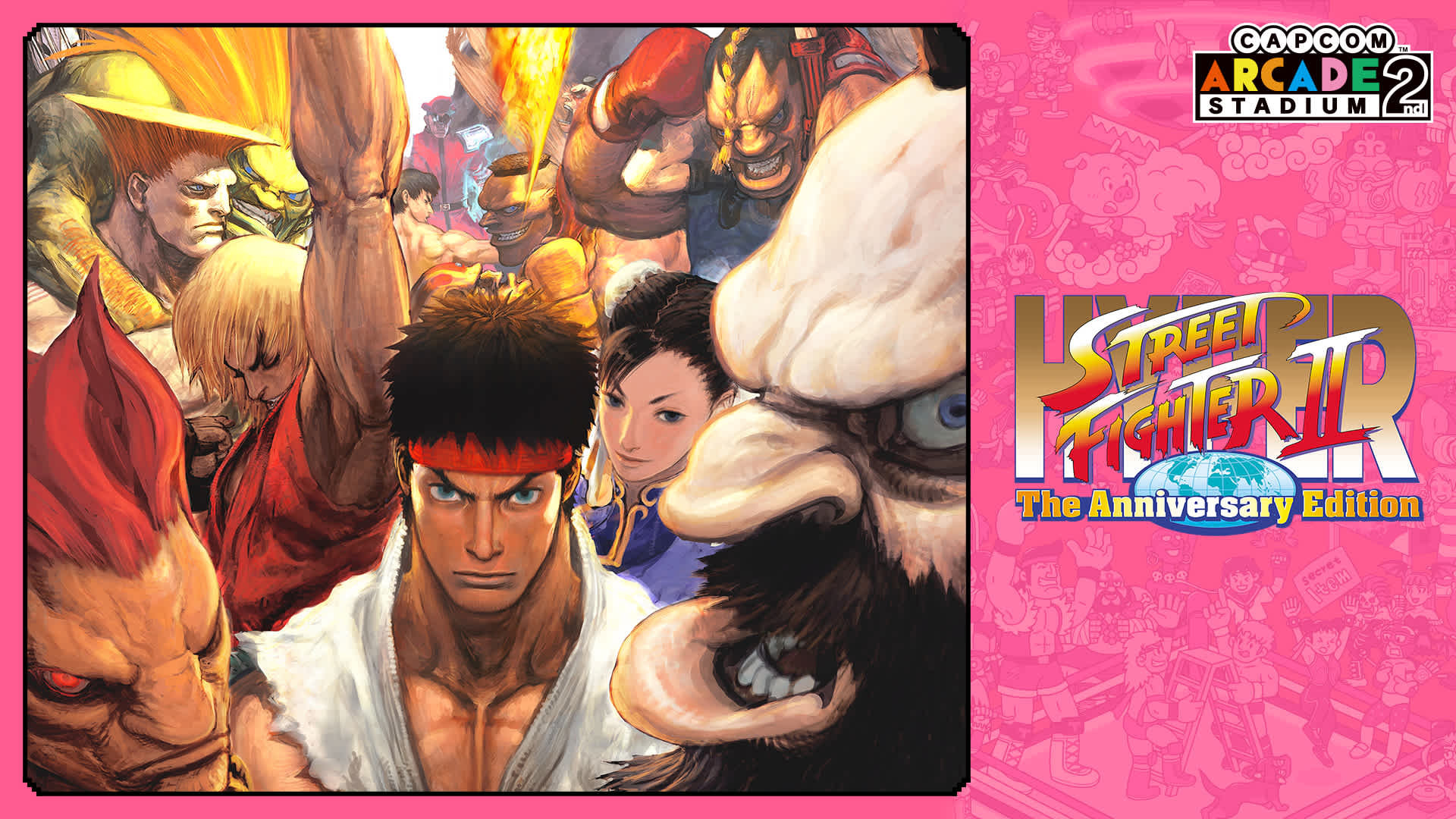 Copertina di Capcom Arcade 2nd Stadium: Hyper Street Fighter II: The Anniversary Edition