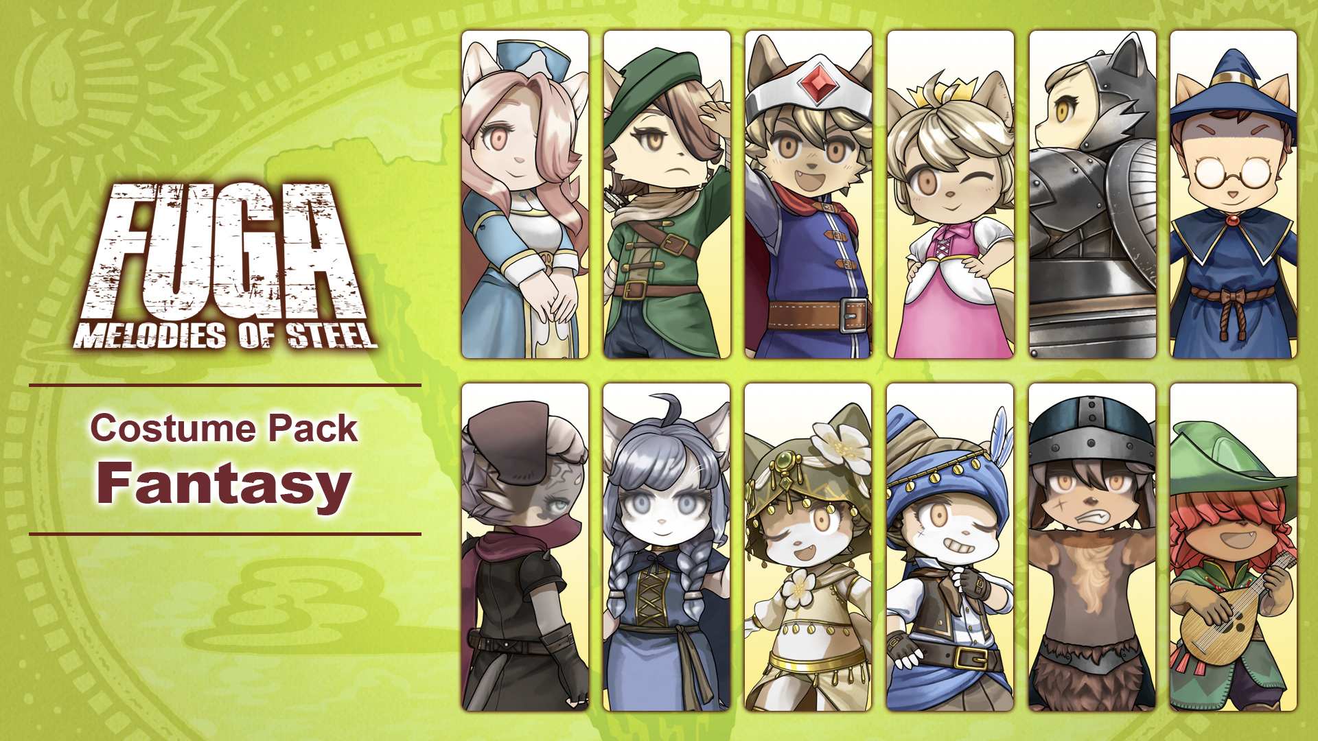 Copertina di Fuga: Melodies of Steel - Fantasy Costume Pack