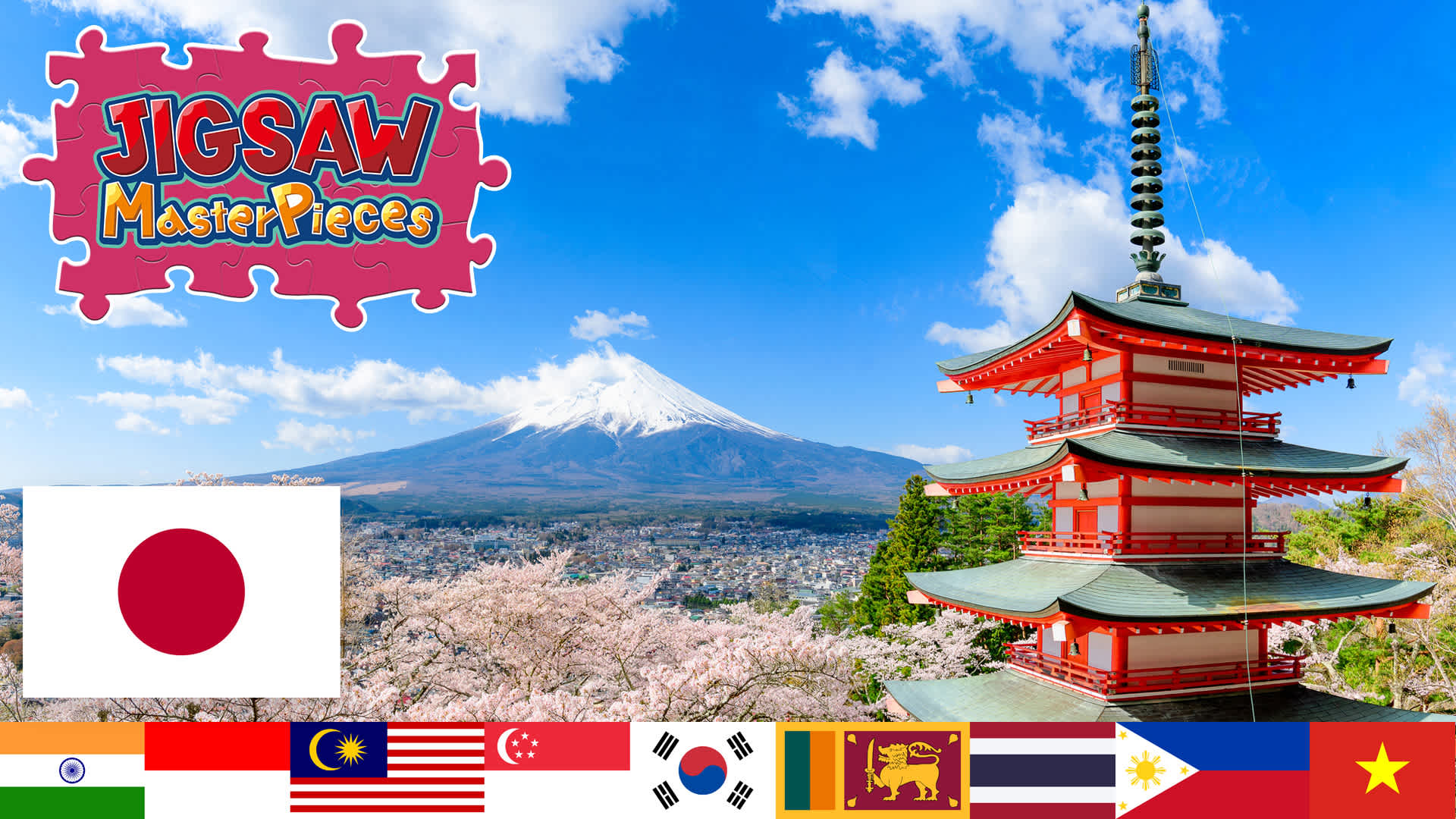 Copertina di Landscapes with Flags of the World - Asia vol.1