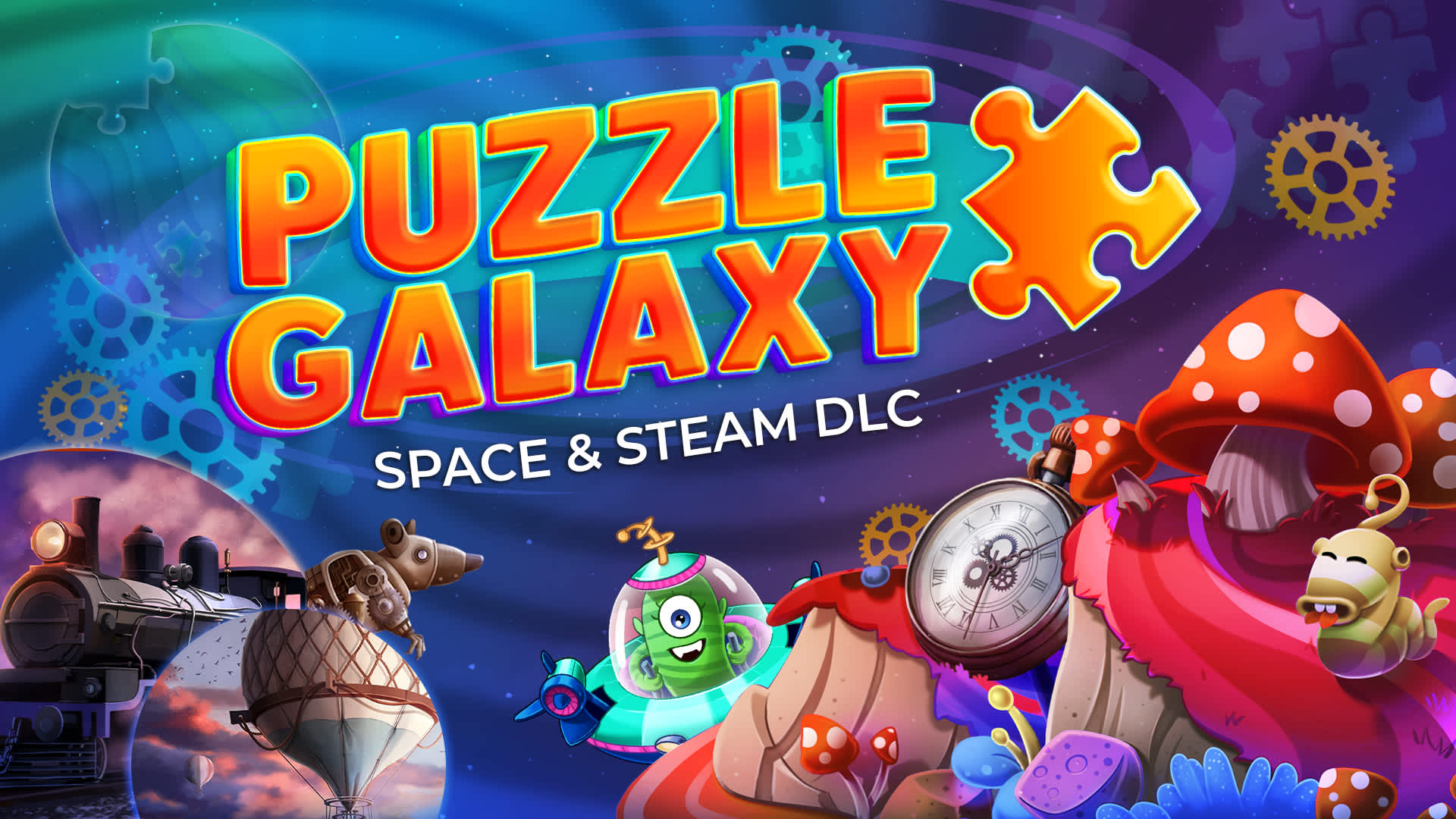 Puzzle Galaxy: Space & Steam - 28 new puzzles for Nintendo Switch